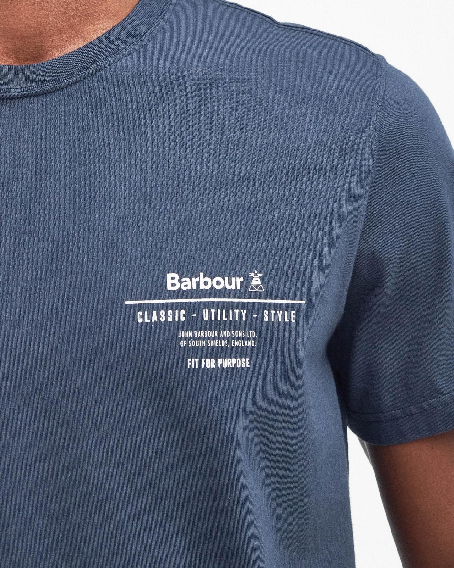 Barbour Hickling Mens T-Shirt - Navy