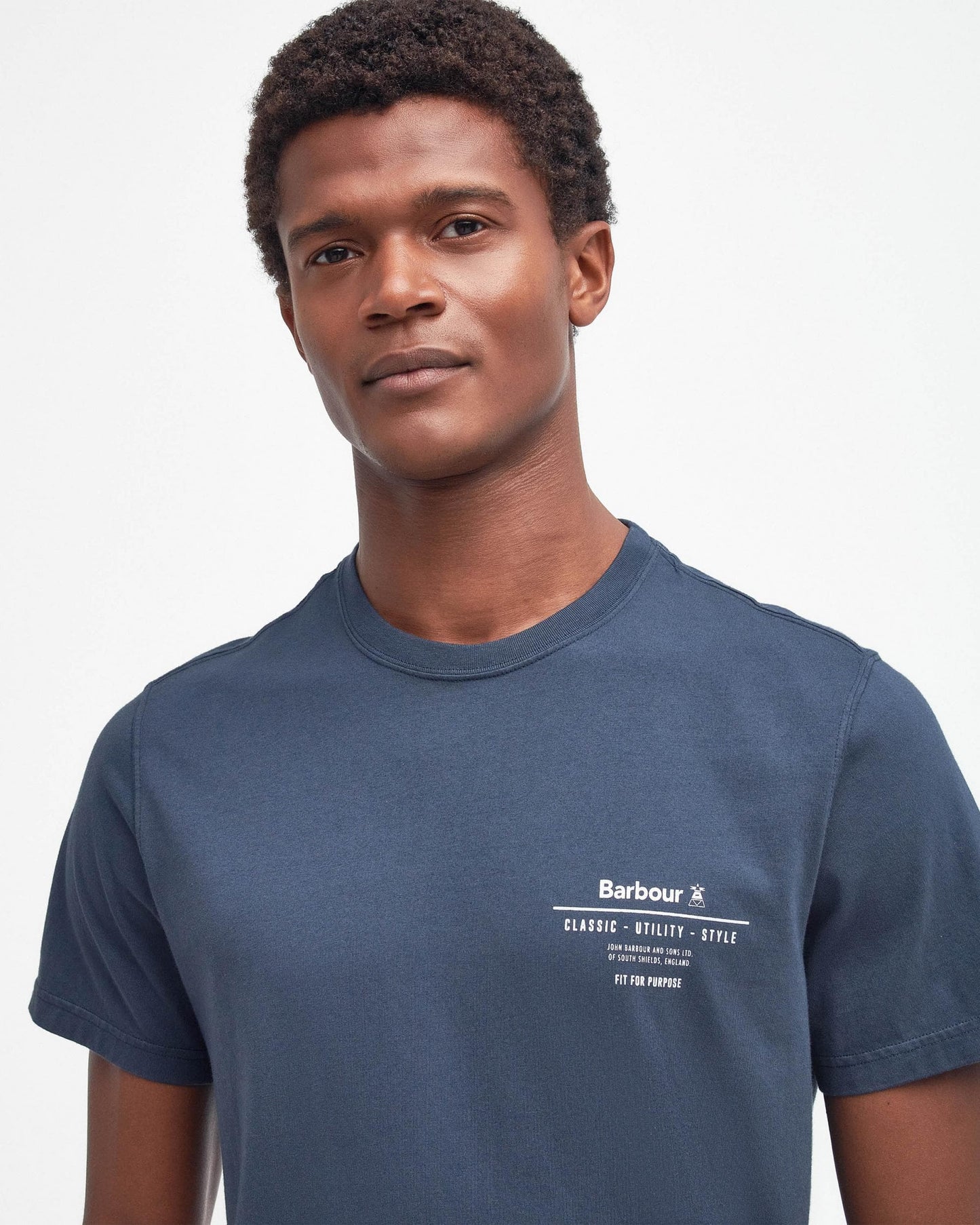 Barbour Hickling Mens T-Shirt - Navy