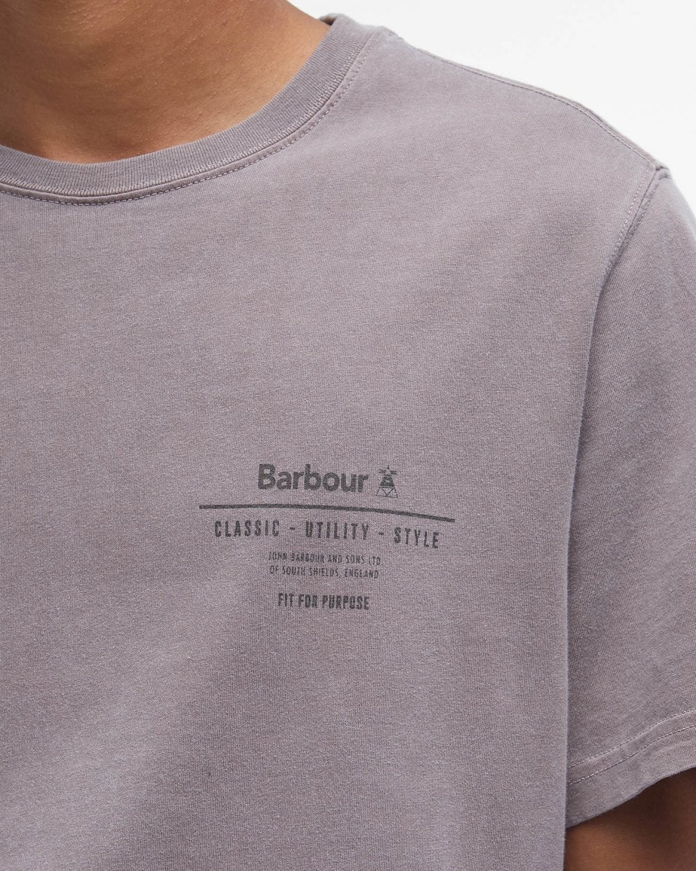 Barbour Hickling Mens T-Shirt - Washed Heather