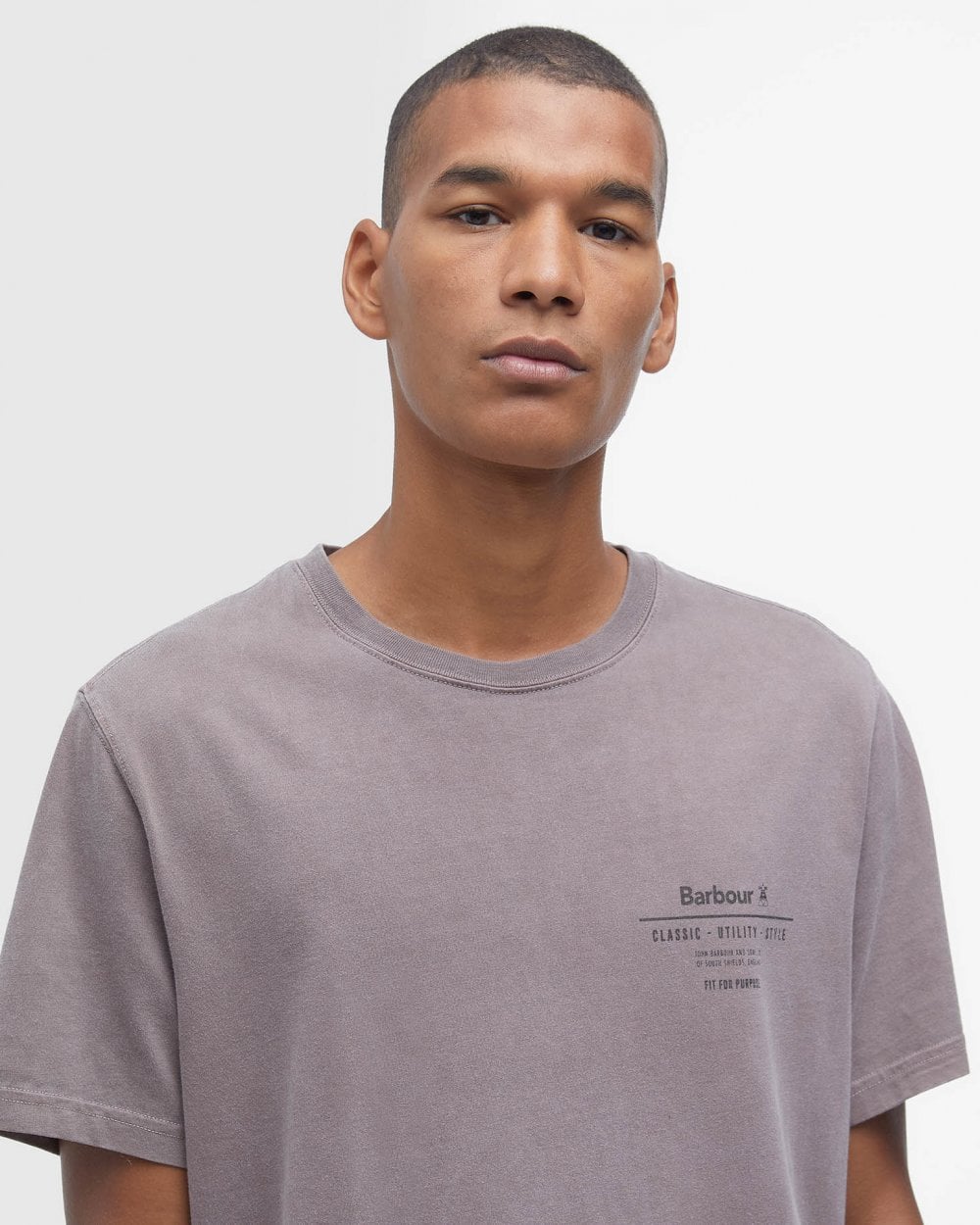 Barbour Hickling Mens T-Shirt - Washed Heather