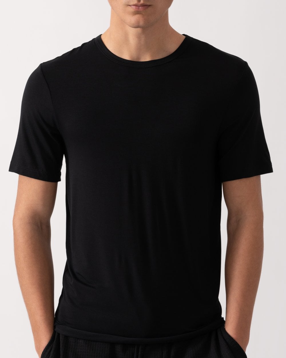 BOSS Orange RN Bamboo 3-Pack Mens T-Shirts - Black 001