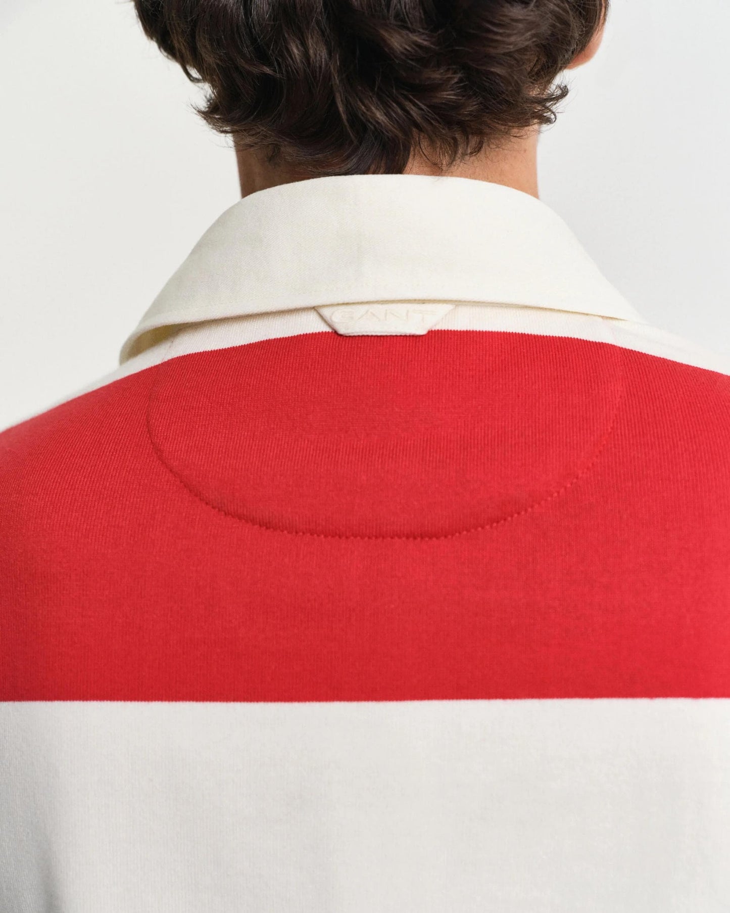 GANT Mens Barstripe Rugger - 630 Ruby Red
