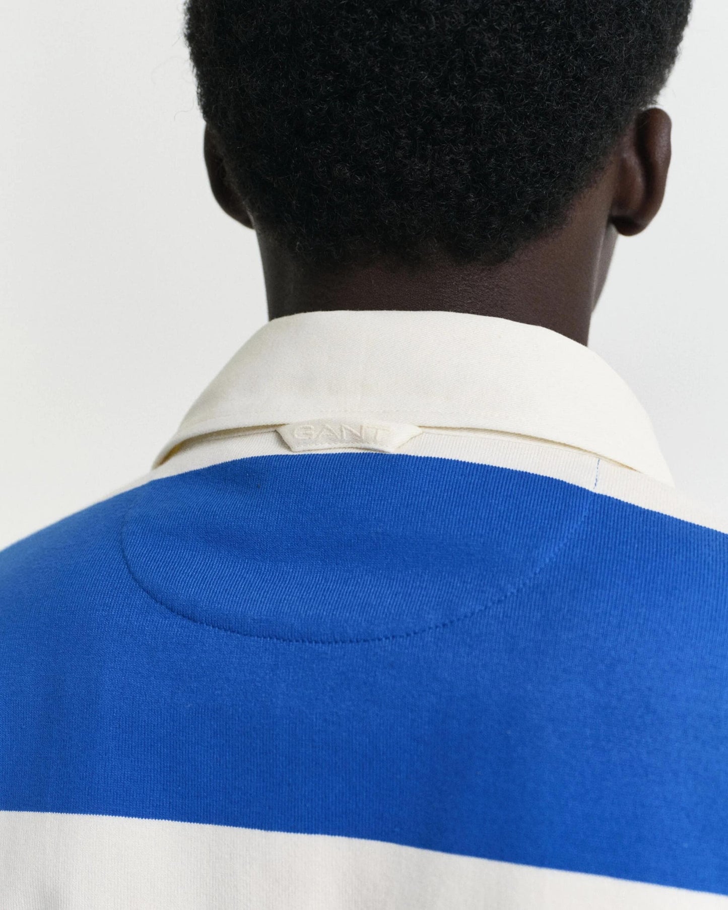 GANT Mens Barstripe Rugger - 447 Lapis Blue