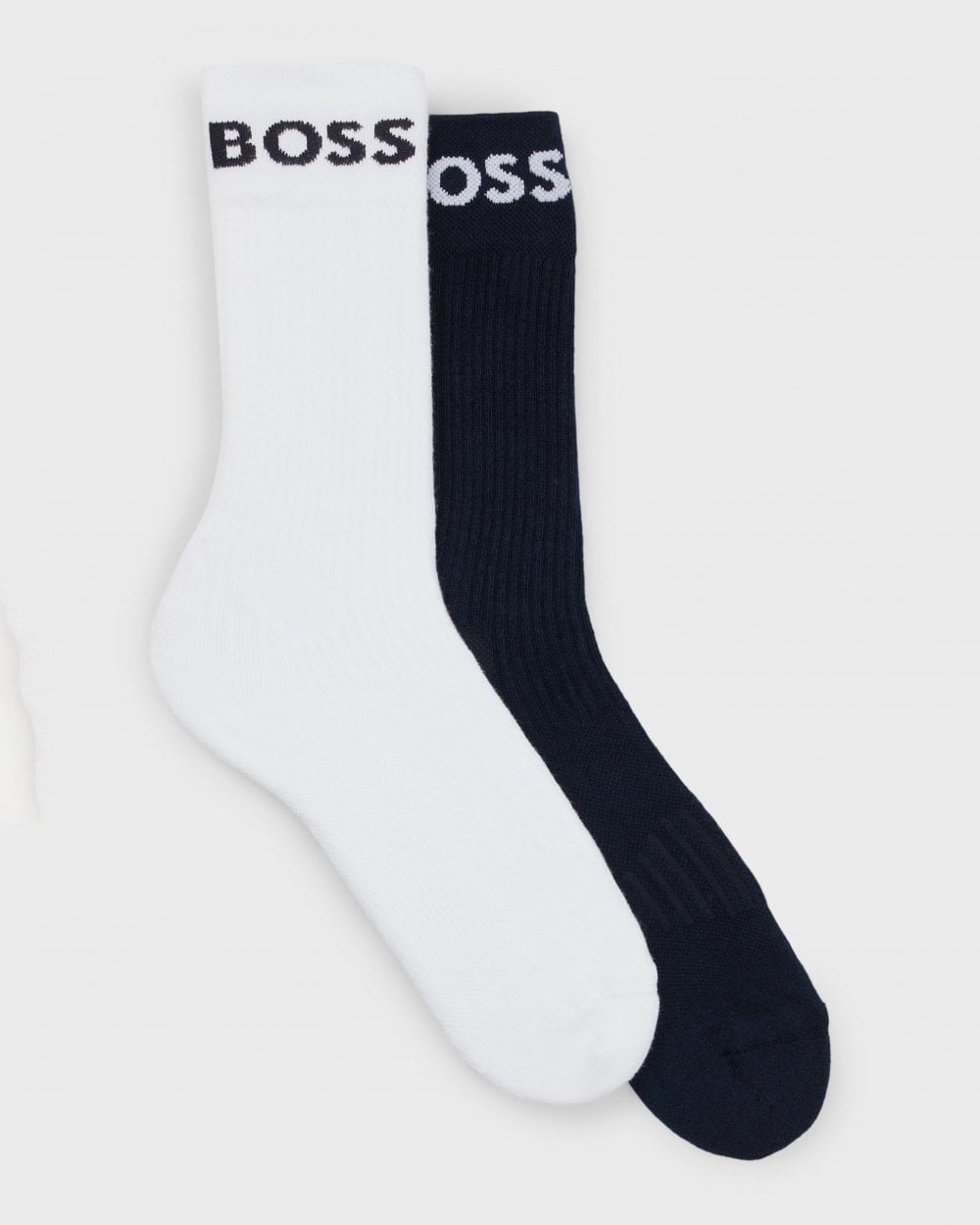 BOSS Green 2 Pack RS Sport Socks NOS - White/Dark Blue 401
