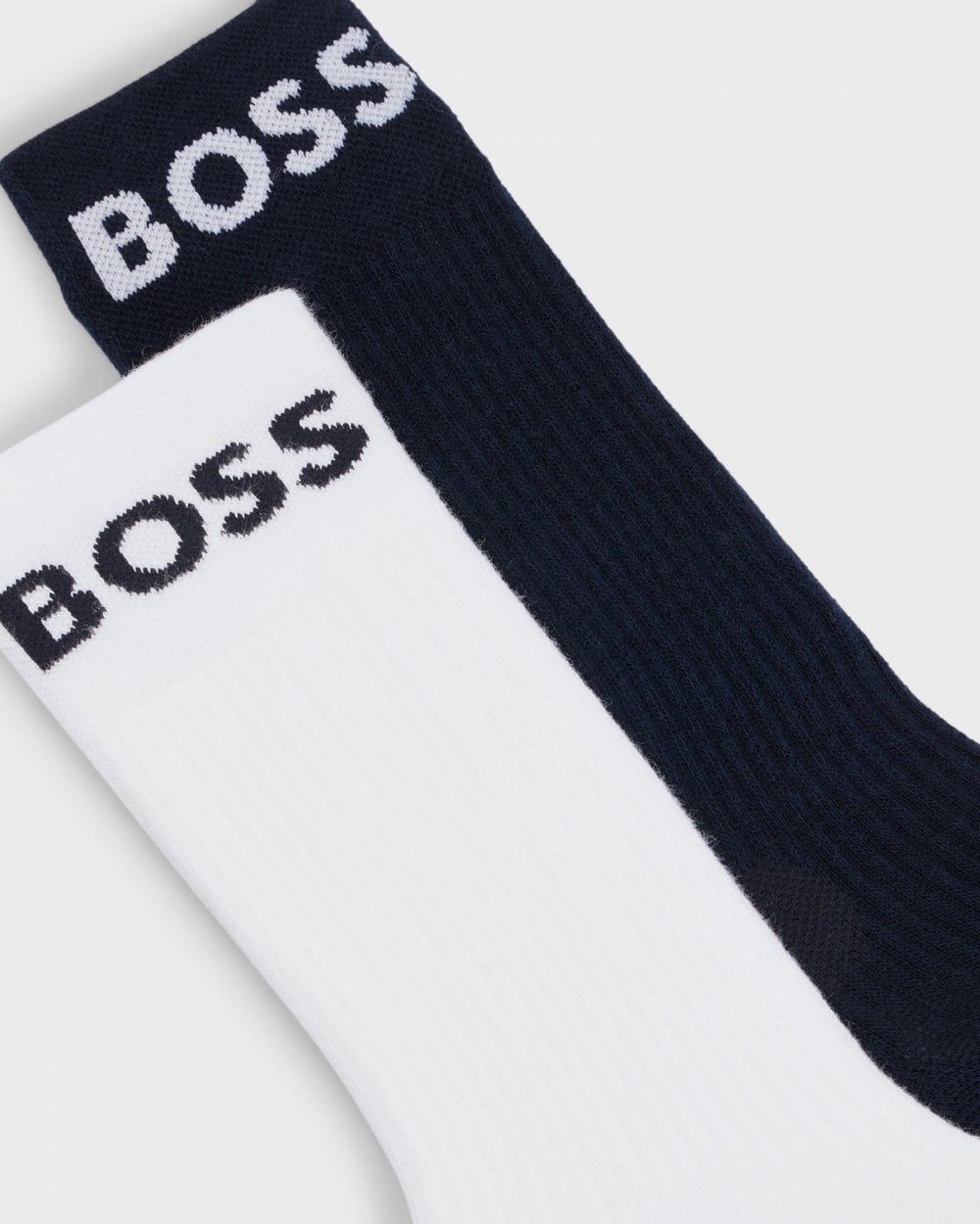BOSS Green 2 Pack RS Sport Socks NOS - White/Dark Blue 401