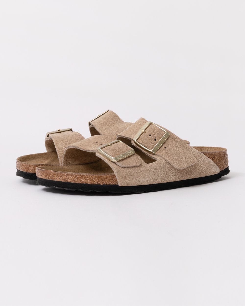 Birkenstock Arizona Suede Leather Womens Sandals - Sandcastle