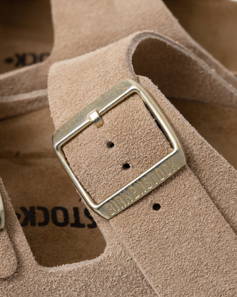 Birkenstock Arizona Suede Leather Womens Sandals - Sandcastle