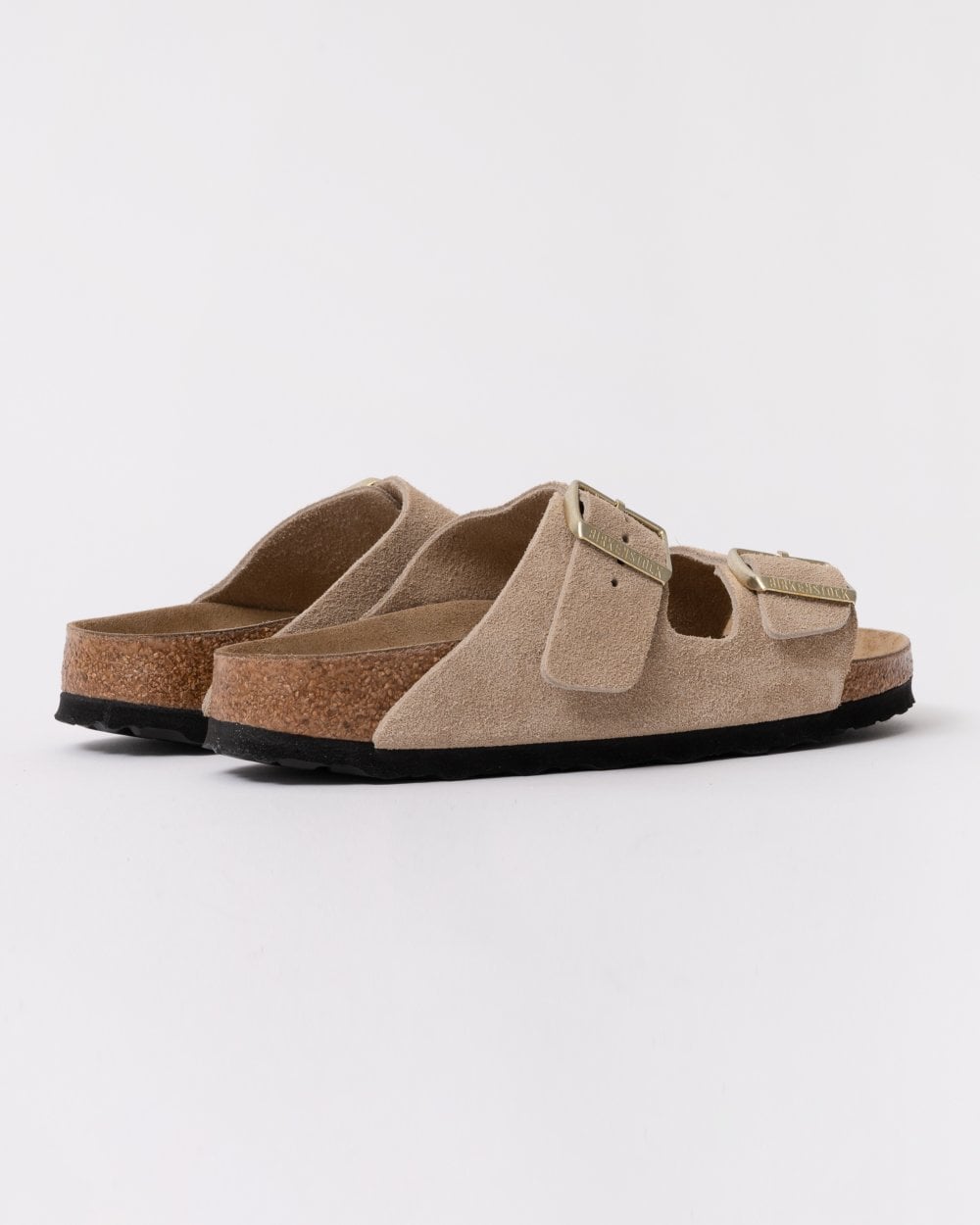 Birkenstock Arizona Suede Leather Womens Sandals - Sandcastle