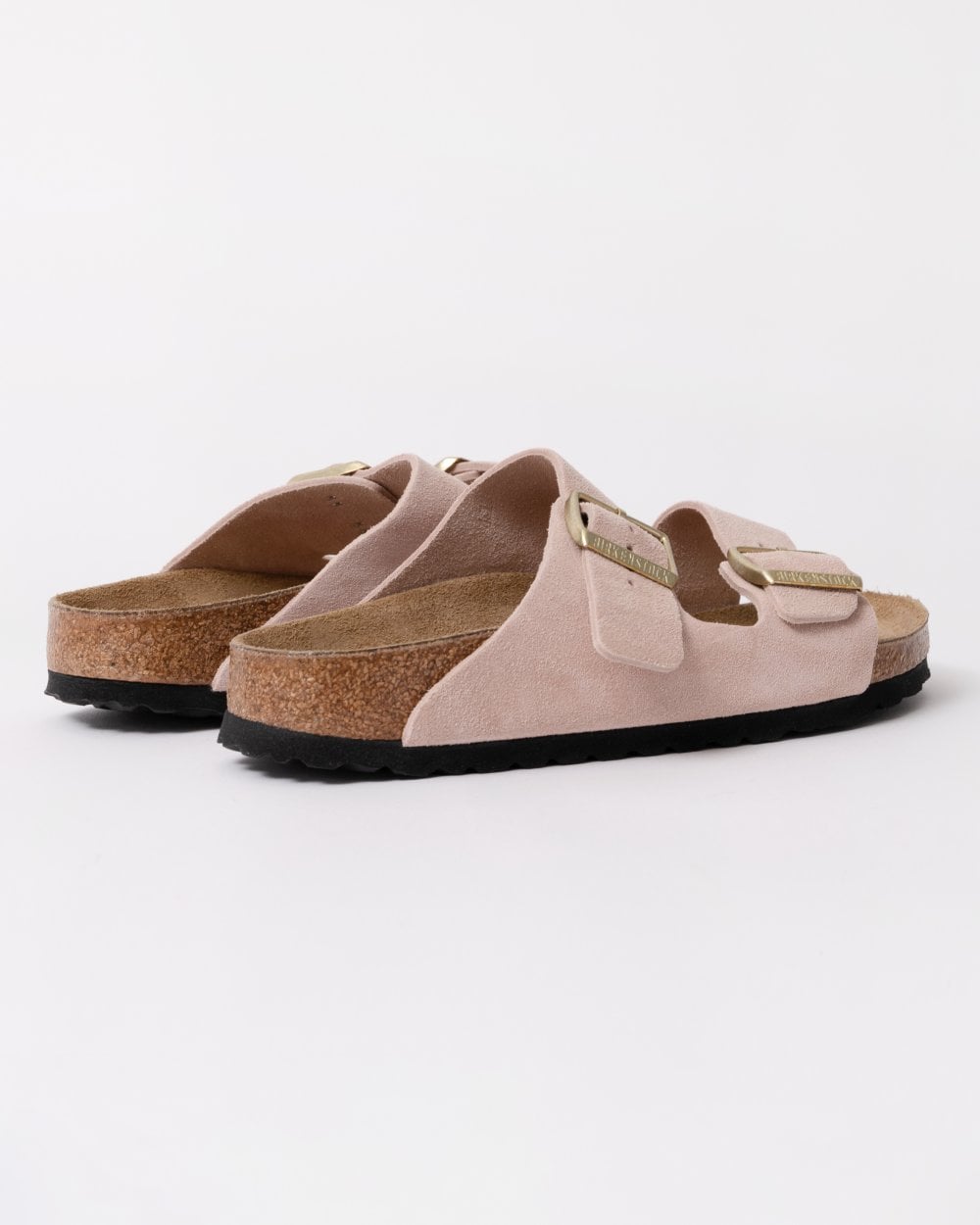 Birkenstock Arizona Suede Leather Womens Sandals - Light Rose