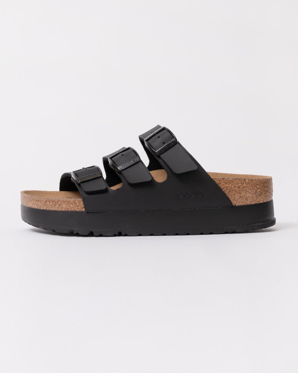 Birkenstock Papillio Florida III Womens Vegan Platform Sandals - Black