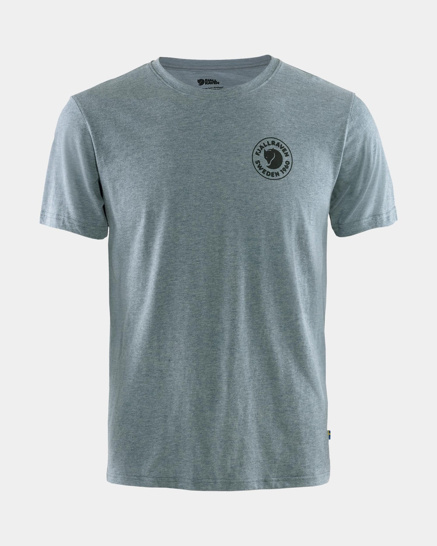 Fjallraven 1960 Logo Mens T-Shirt - Uncle Blue-Melange 520-999