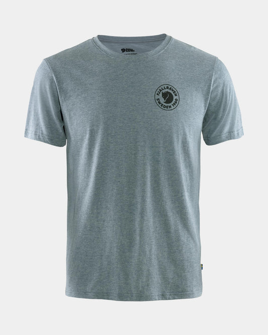 Fjallraven 1960 Logo Mens T-Shirt - Uncle Blue-Melange 520-999