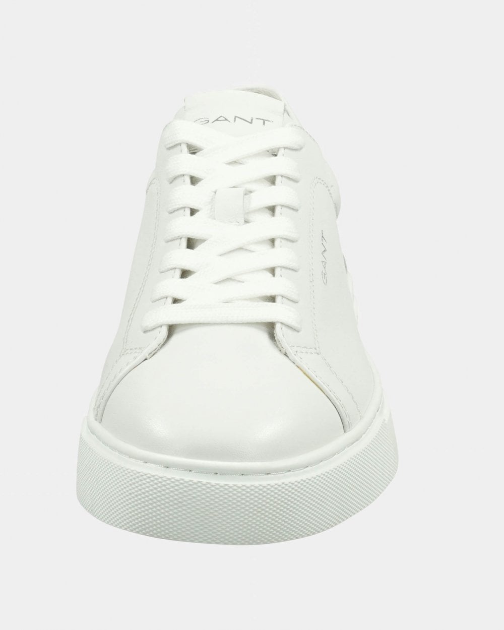 GANT Mc Julien Mens Leather Trainers - White/White G172