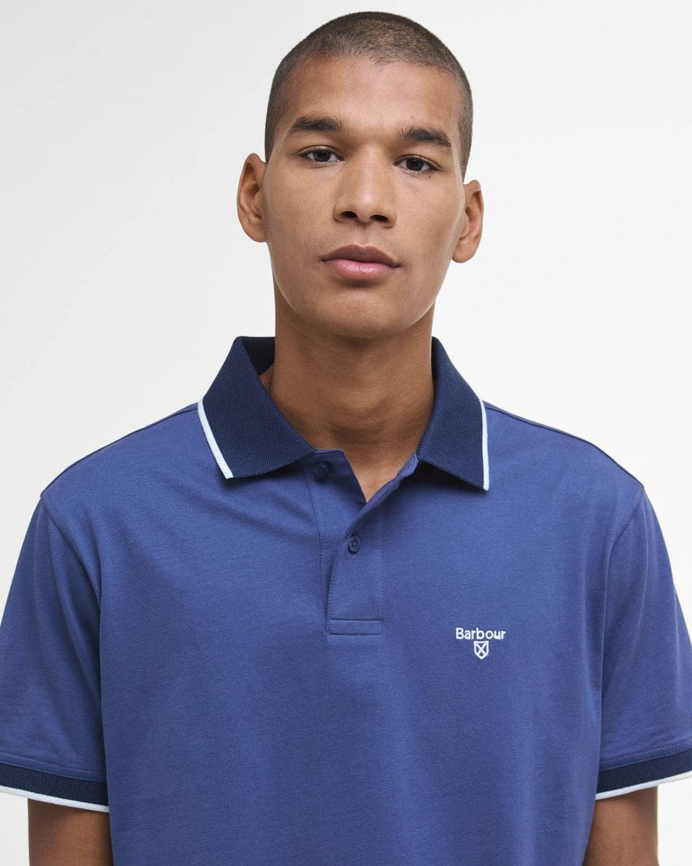 Barbour Cornsay Mens Tailored Polo - Oceana