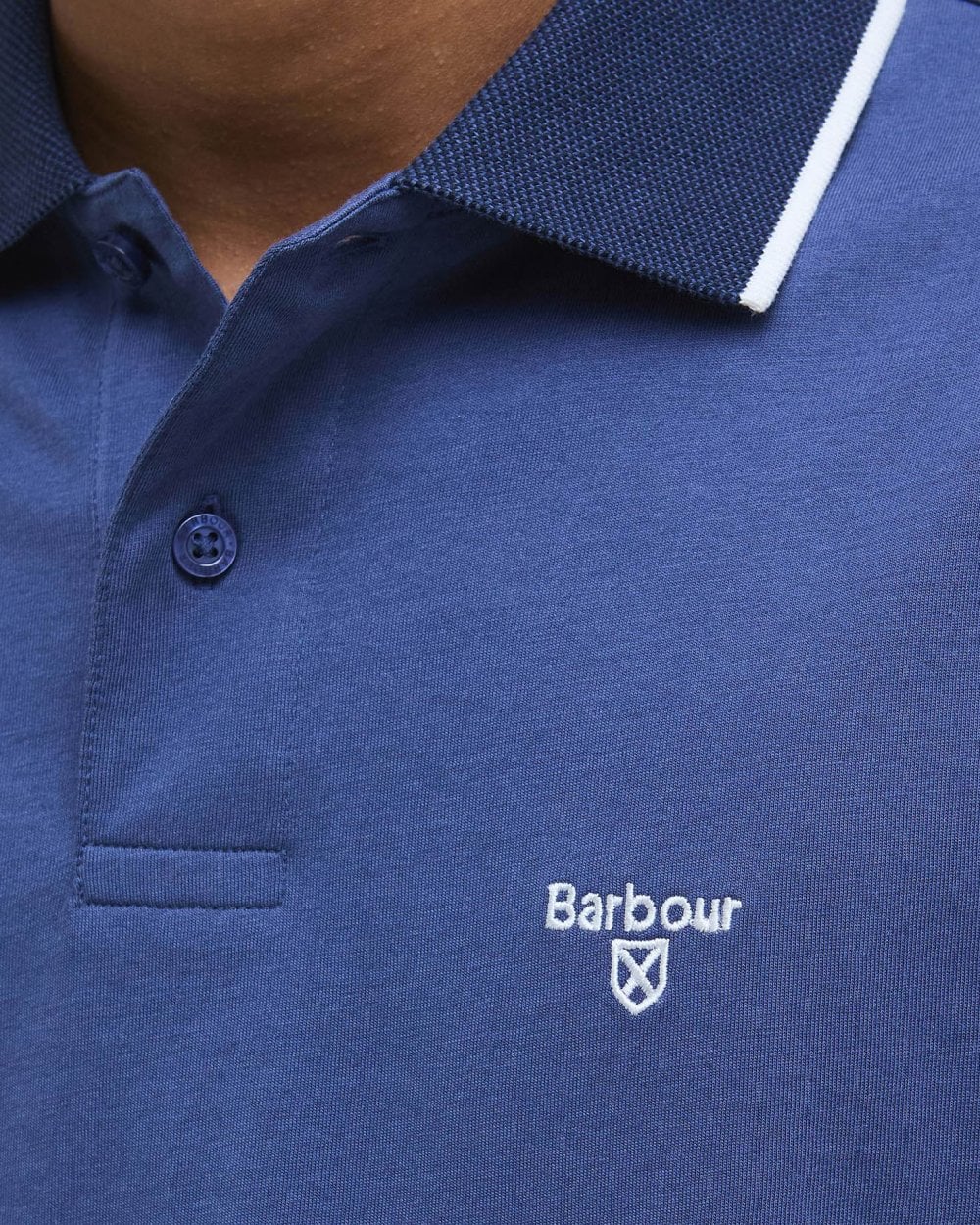 Barbour Cornsay Mens Tailored Polo - Oceana