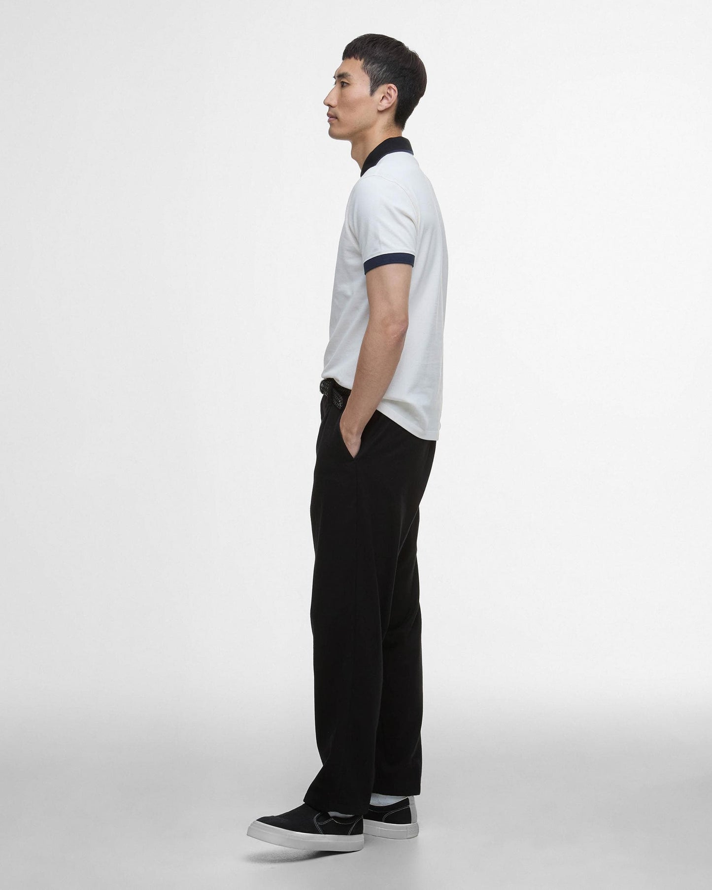 Barbour International Howall Mens Polo - Whisper White