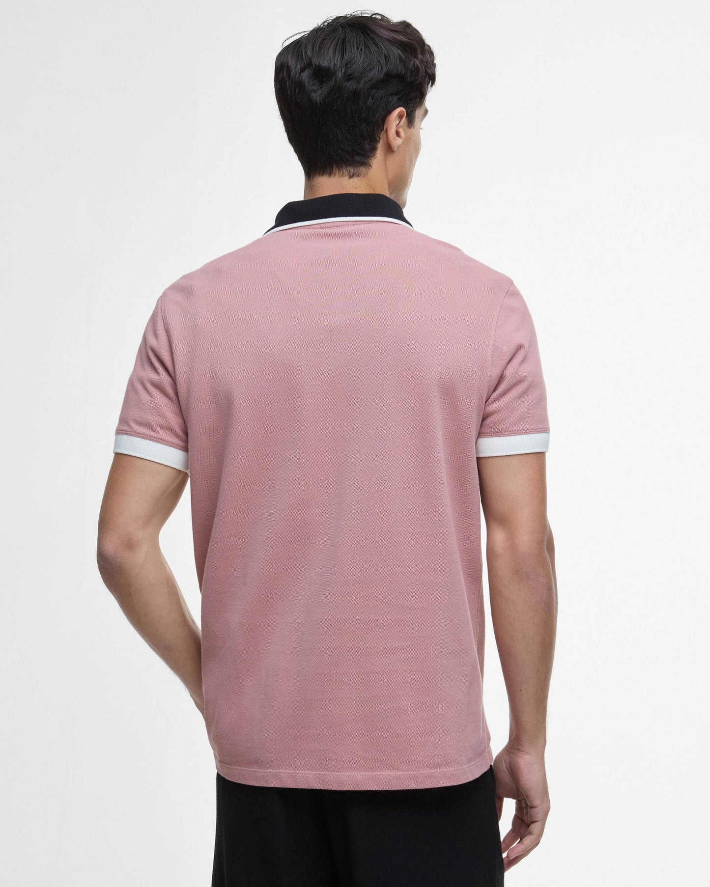 Barbour International Howall Mens Polo - Vintage Pink