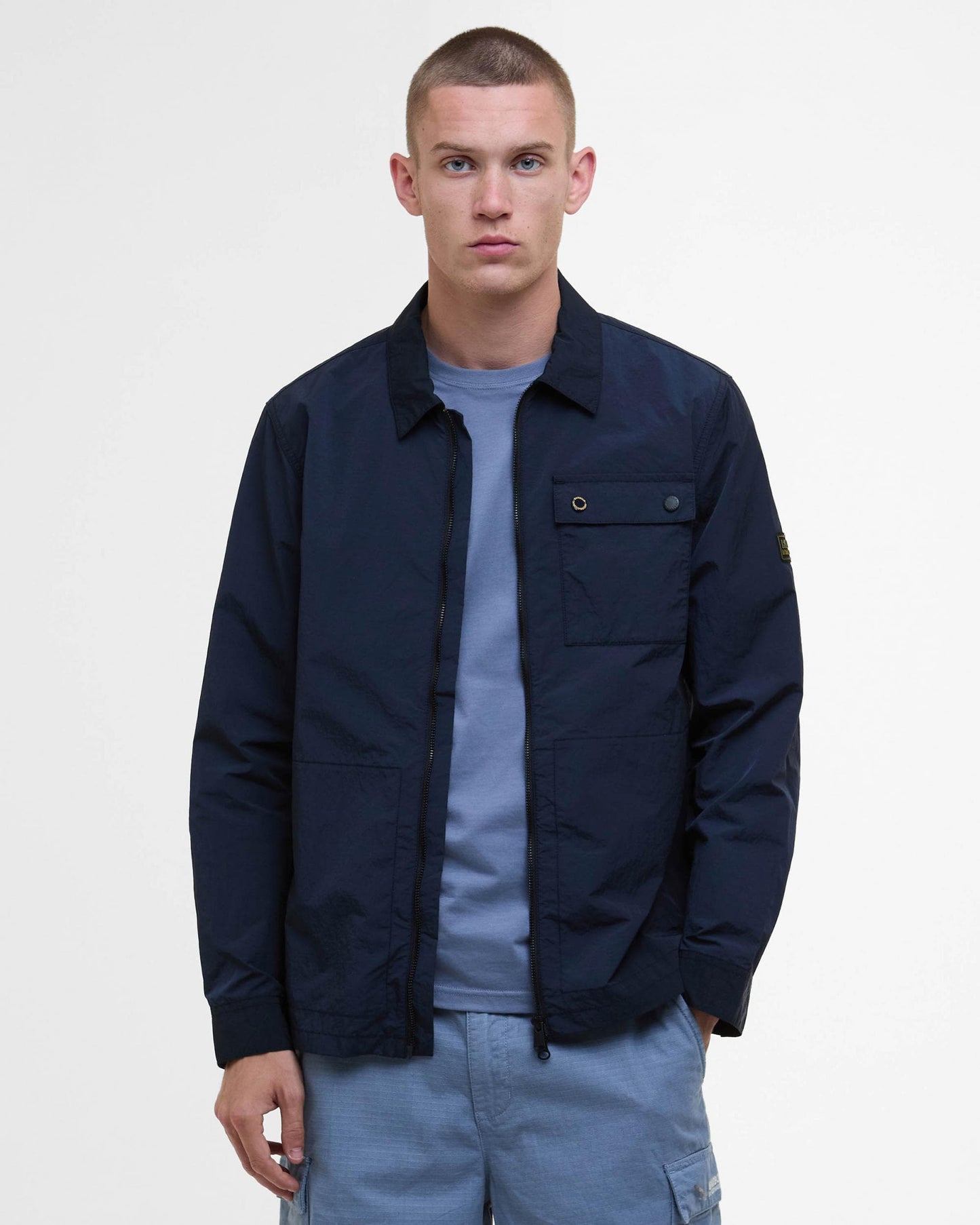 Barbour International Inline Mens Overshirt - Sapphire Navy