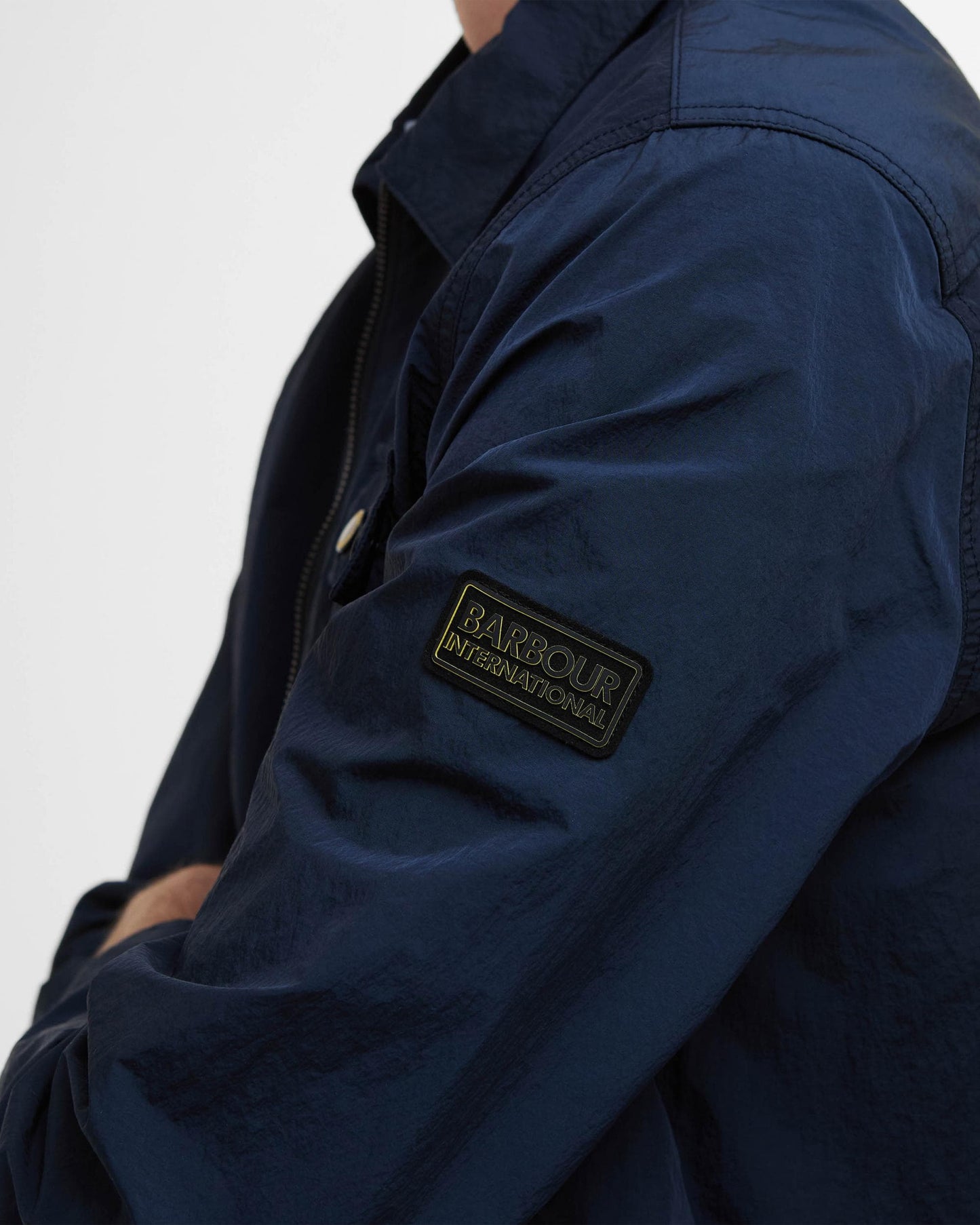 Barbour International Inline Mens Overshirt - Sapphire Navy