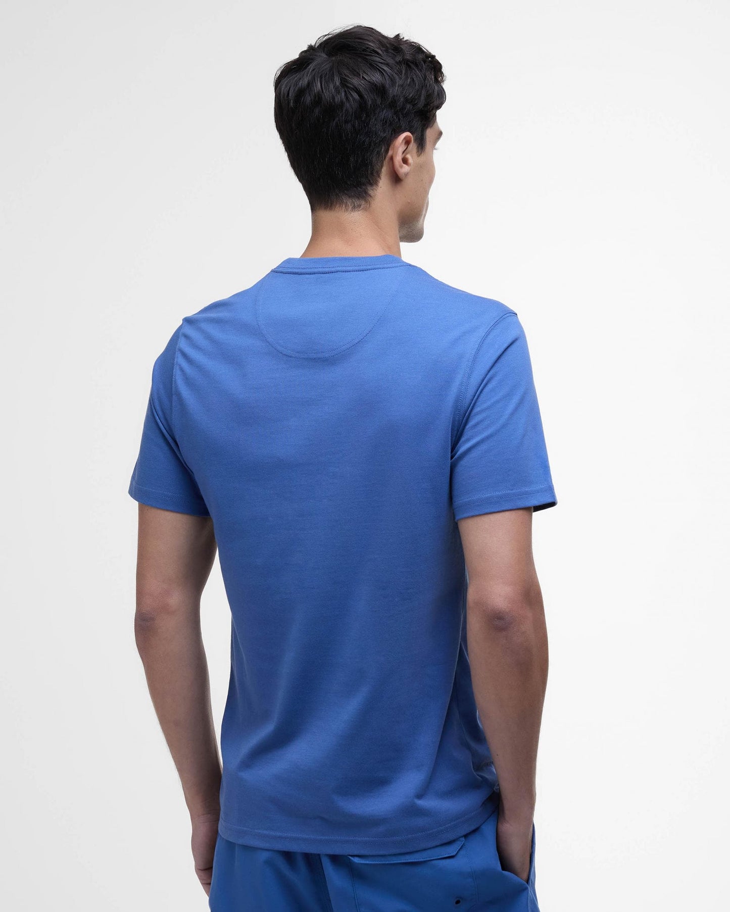 Barbour International Small Logo Mens T-Shirt - North Sea Blue