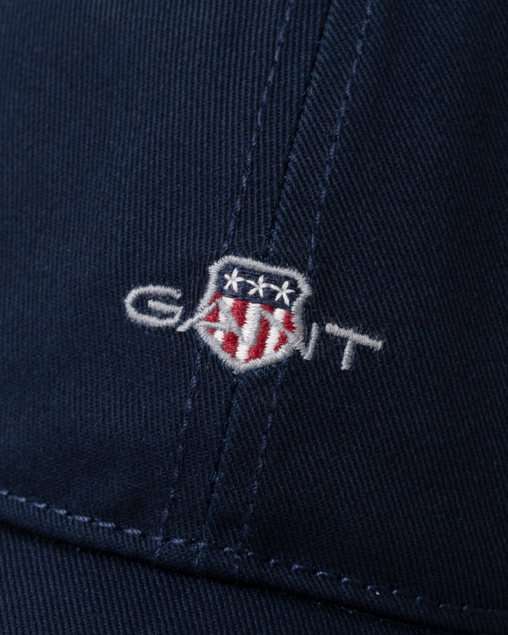 GANT Mens Shield Cotton Twill Cap - 410 Marine