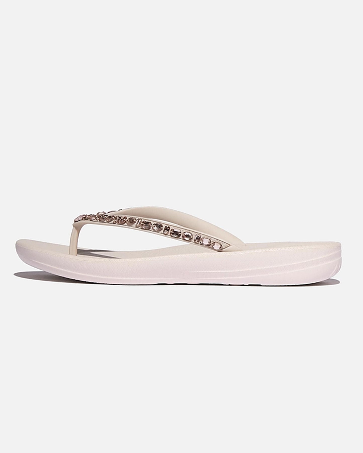 FitFlop Womens iQushion Multi-Crystal Ergonomic Flip-Flops