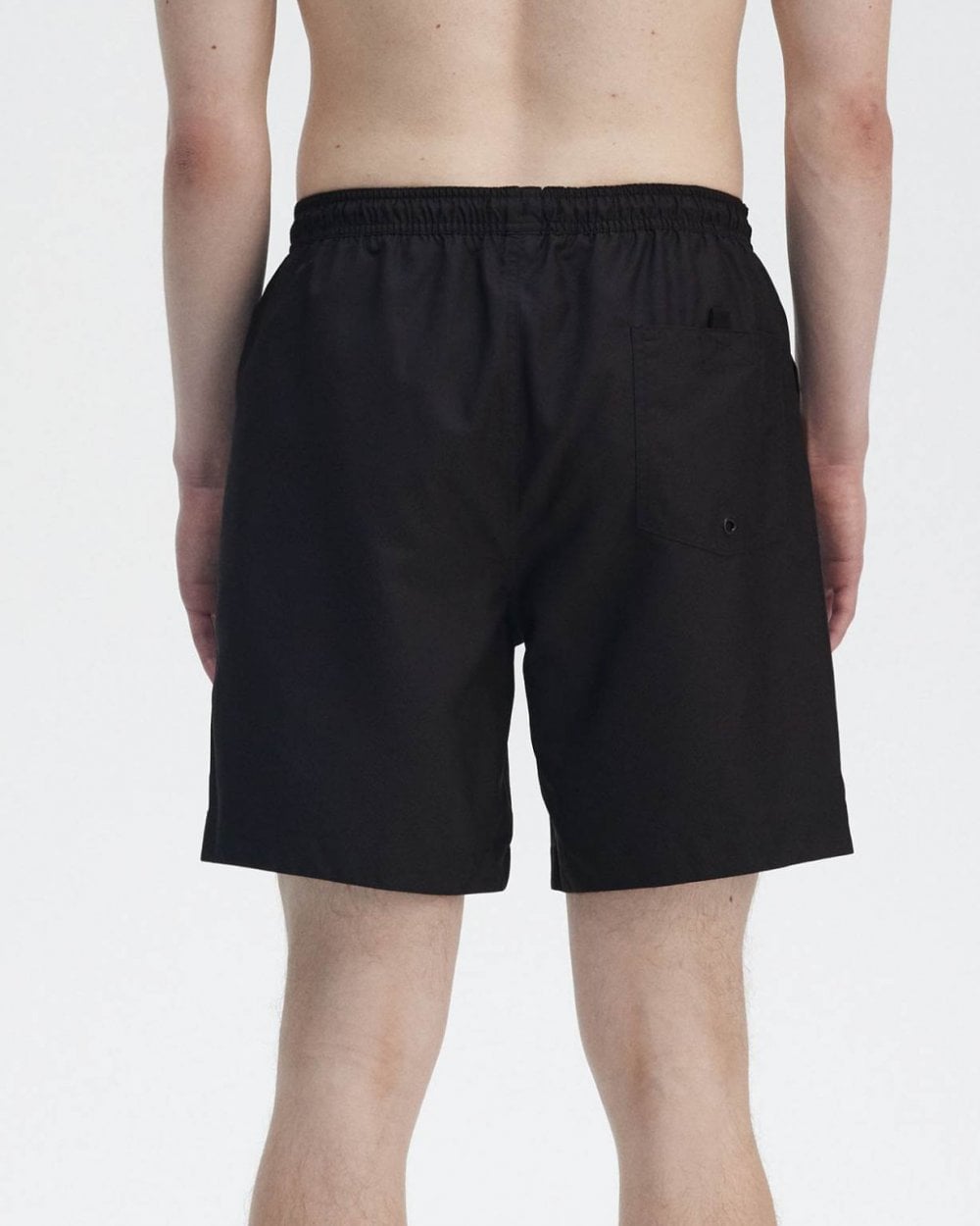 Fred Perry Mens Classic Swim Shorts - Black/Court Green Y43