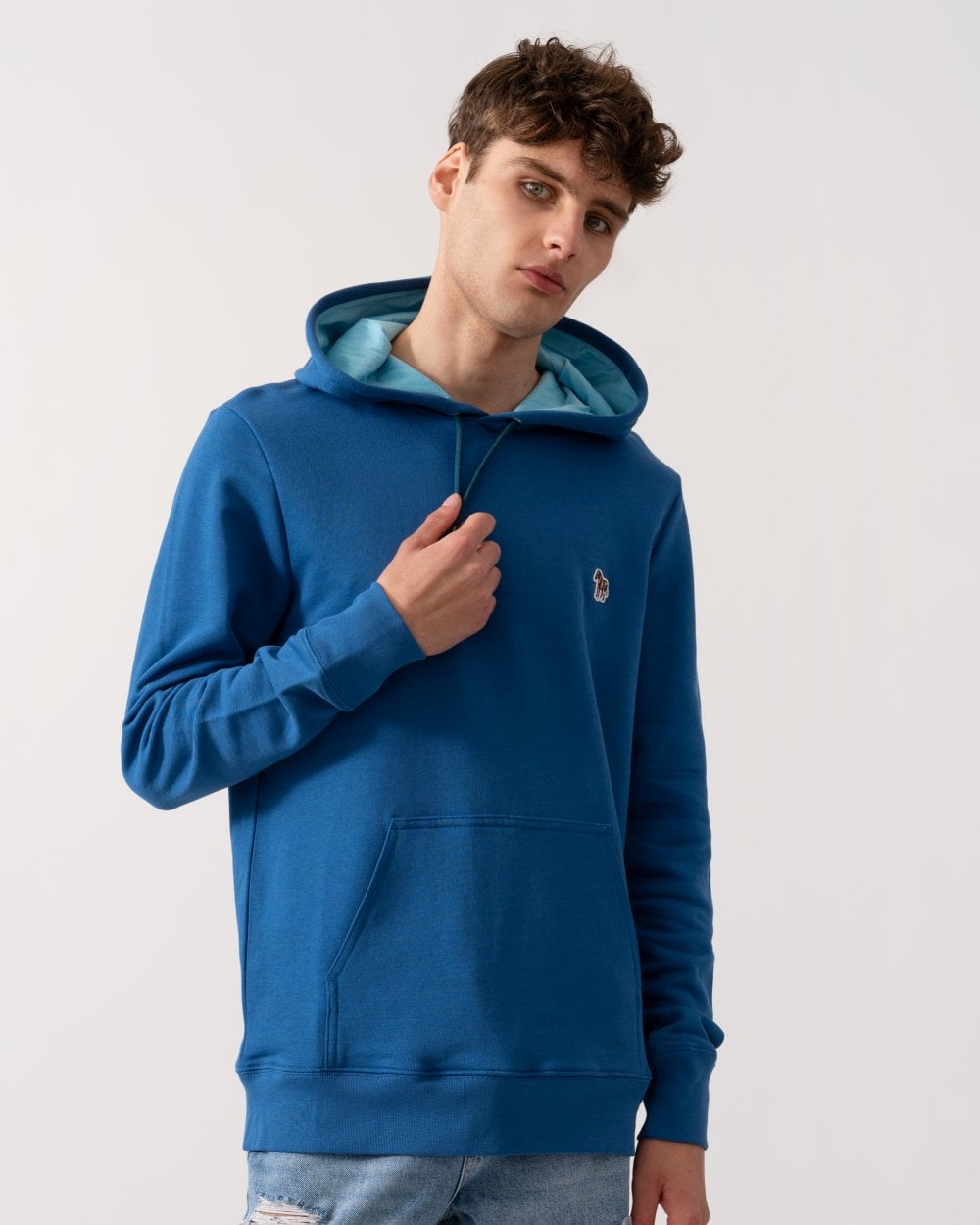 PS Paul Smith Mens Regular Fit Pullover Zebra Hoodie