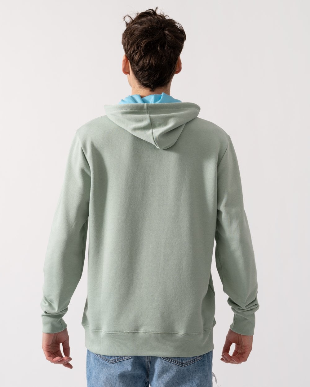 PS Paul Smith Mens Regular Fit Pullover Zebra Hoodie - 30B Pastel Green