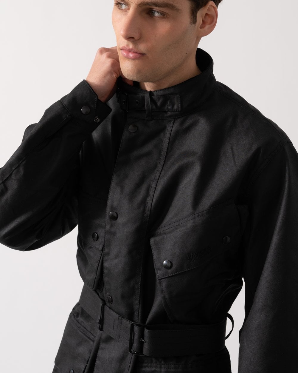 Barbour International Barbour International Reflective A7 Mens Wax Jacket