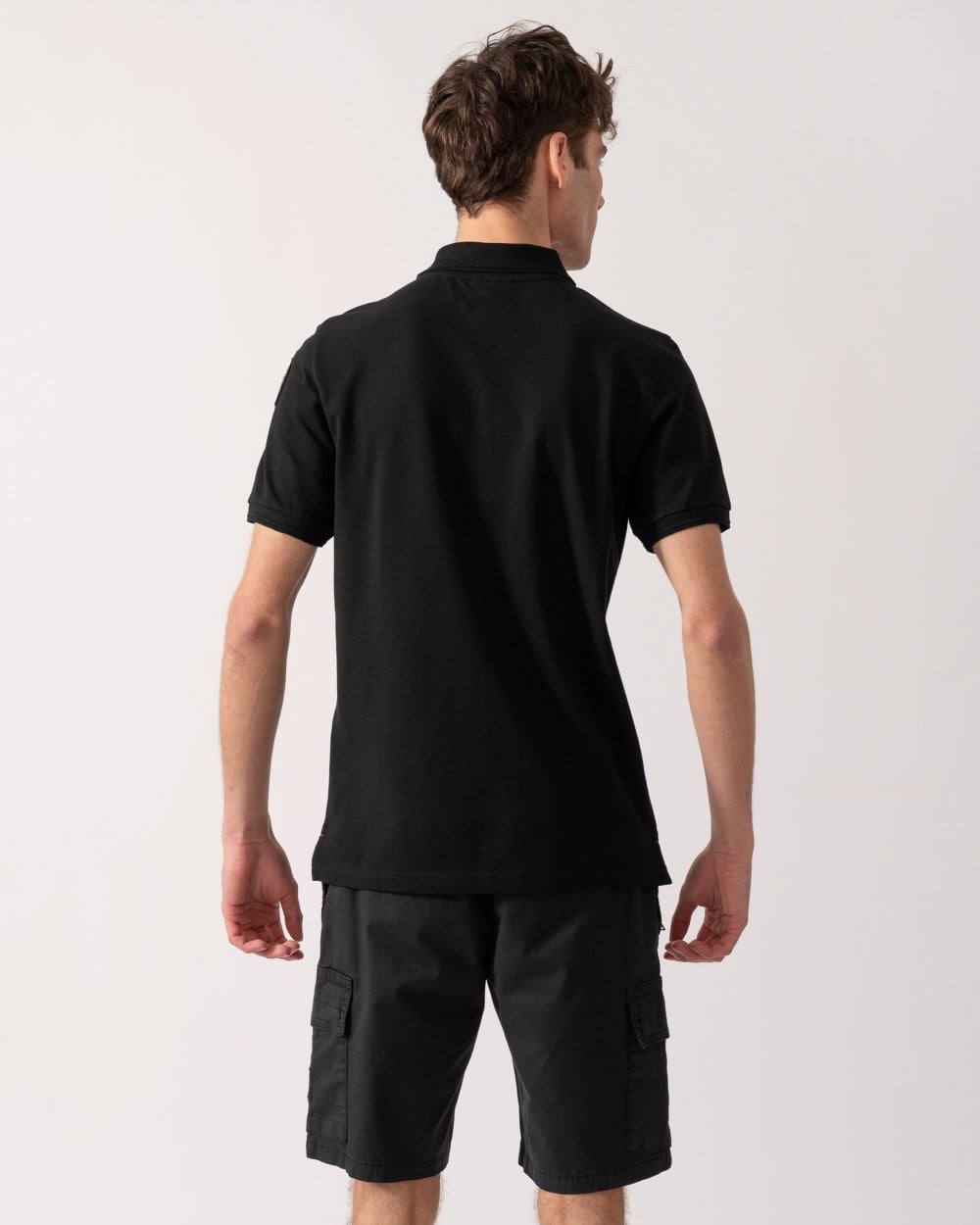 Parajumpers Gangapuma Mens Polo Shirt - Black 0541