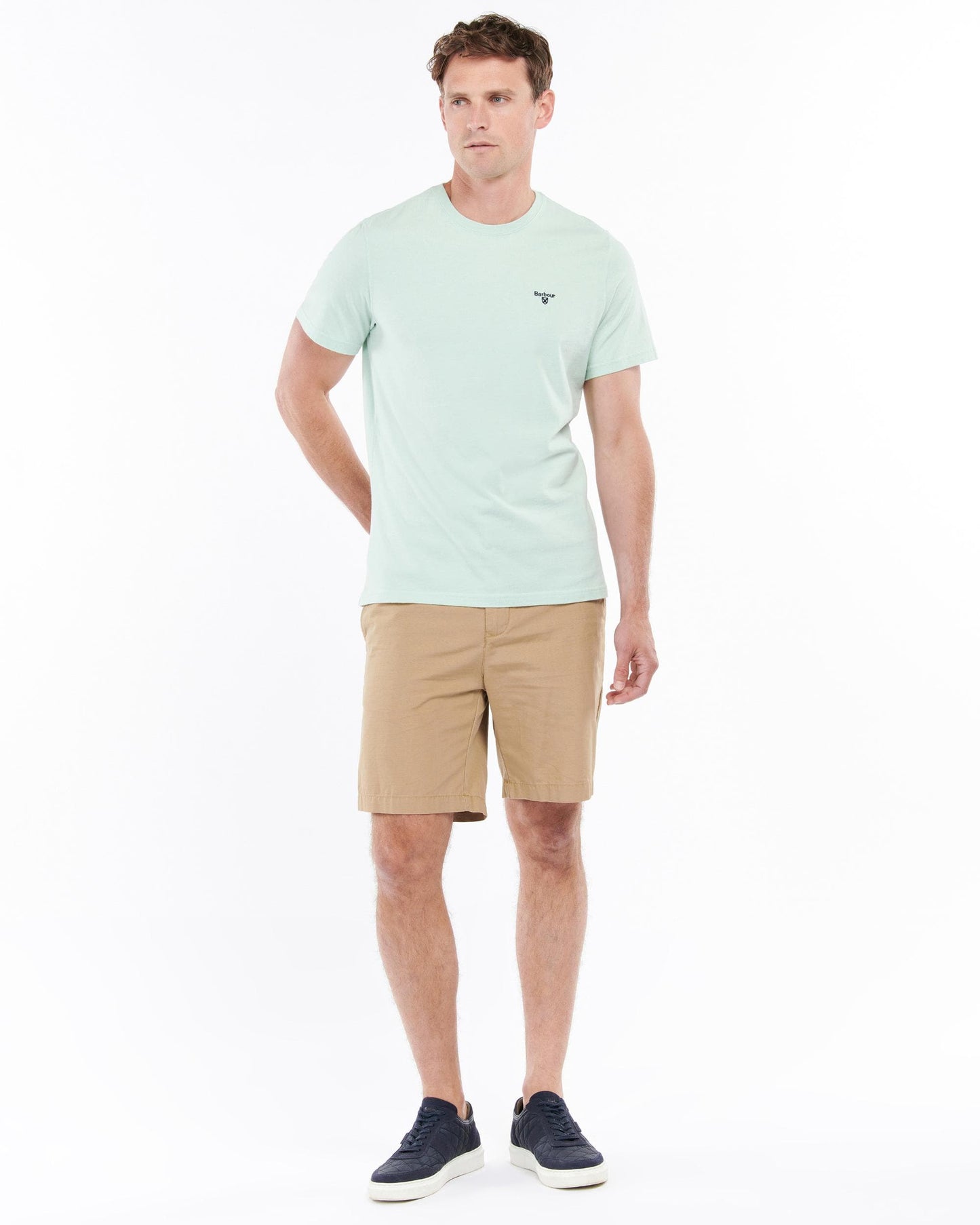 Barbour Sports Mens T-Shirt - Dusty Mint
