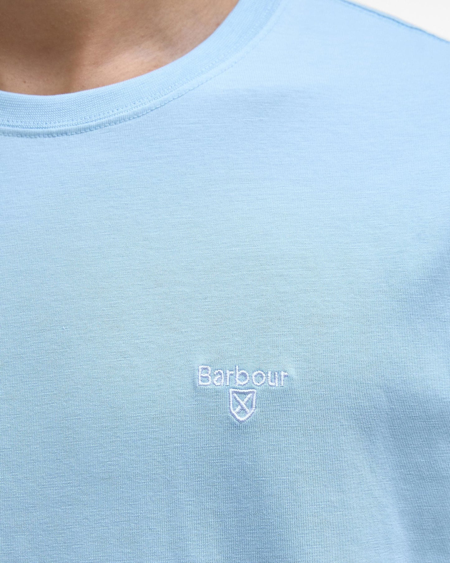 Barbour Sports Mens T-Shirt - Pale Sky