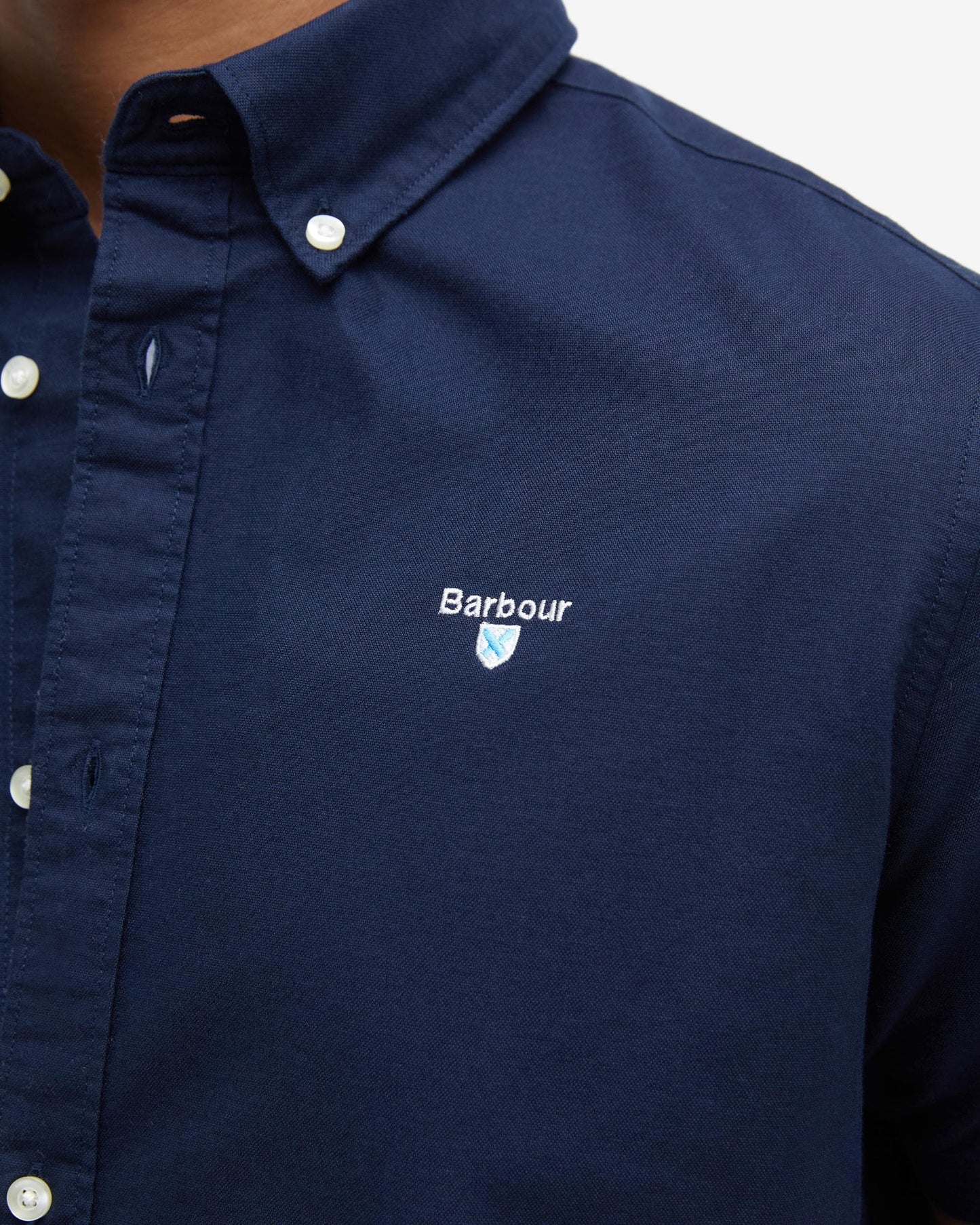 Barbour Oxtown Mens Tailored Shirt - Navy