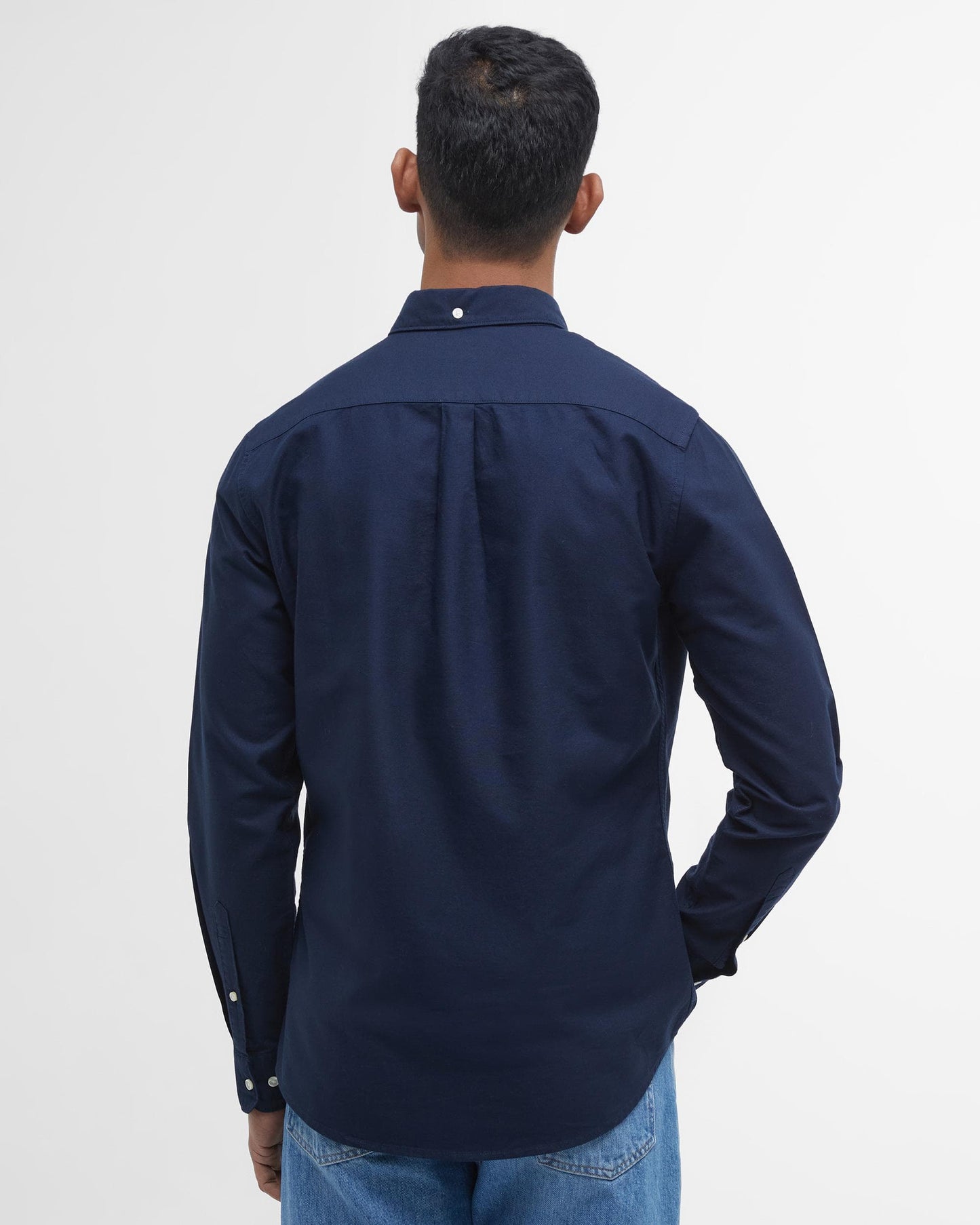 Barbour Oxtown Long Sleeve Mens Tailored Shirt - Navy