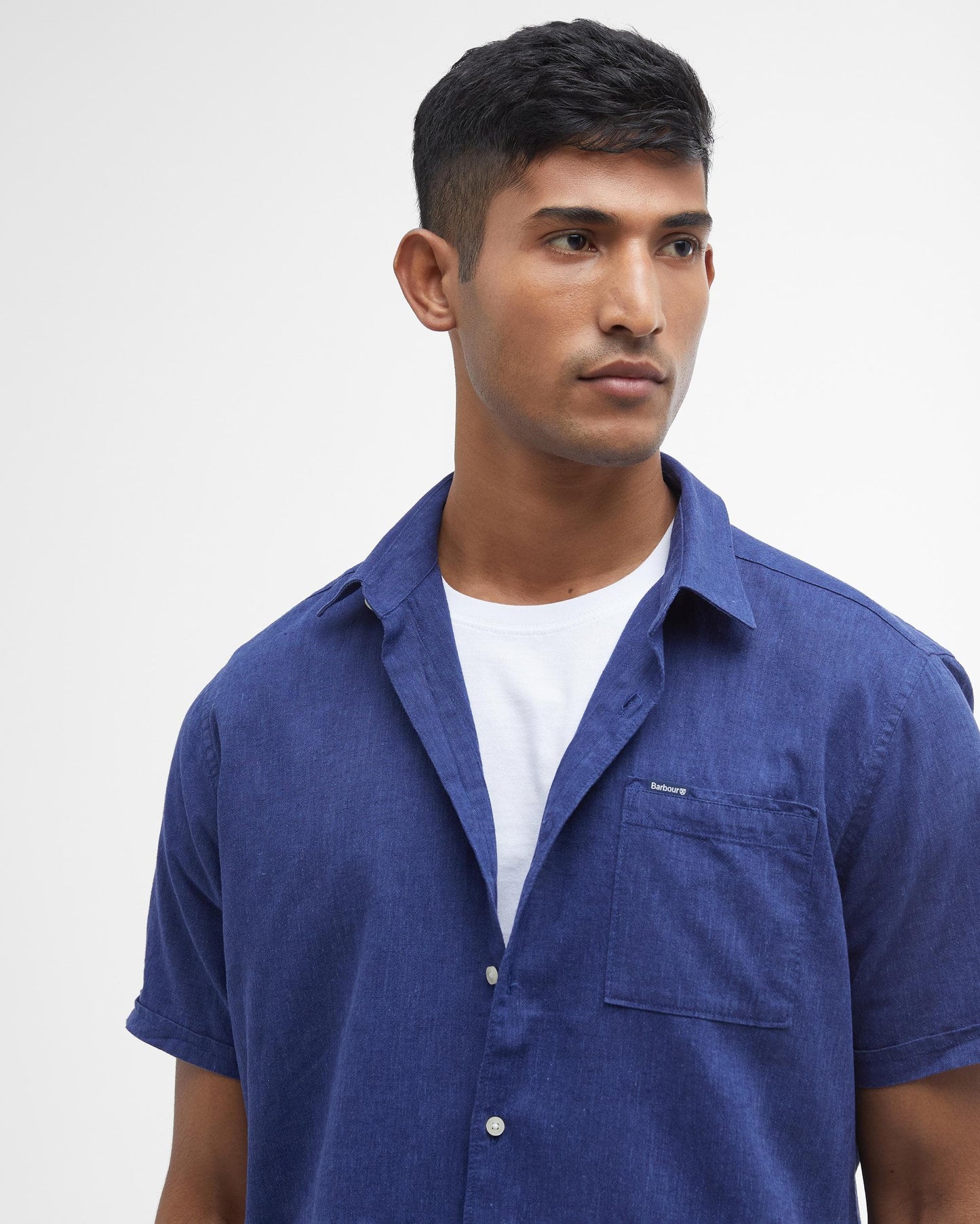 Barbour Nelson Mens Summer Shirt - Indigo