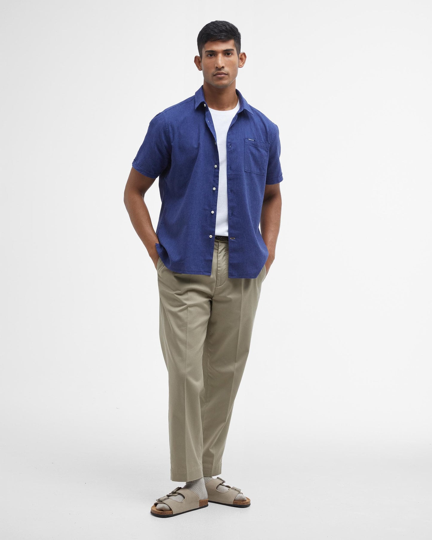 Barbour Nelson Mens Summer Shirt - Indigo