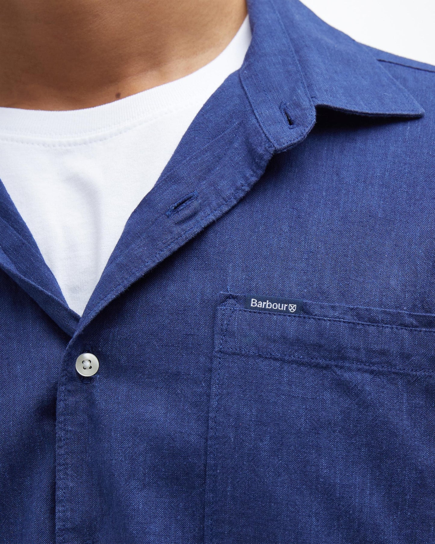 Barbour Nelson Mens Summer Shirt - Indigo