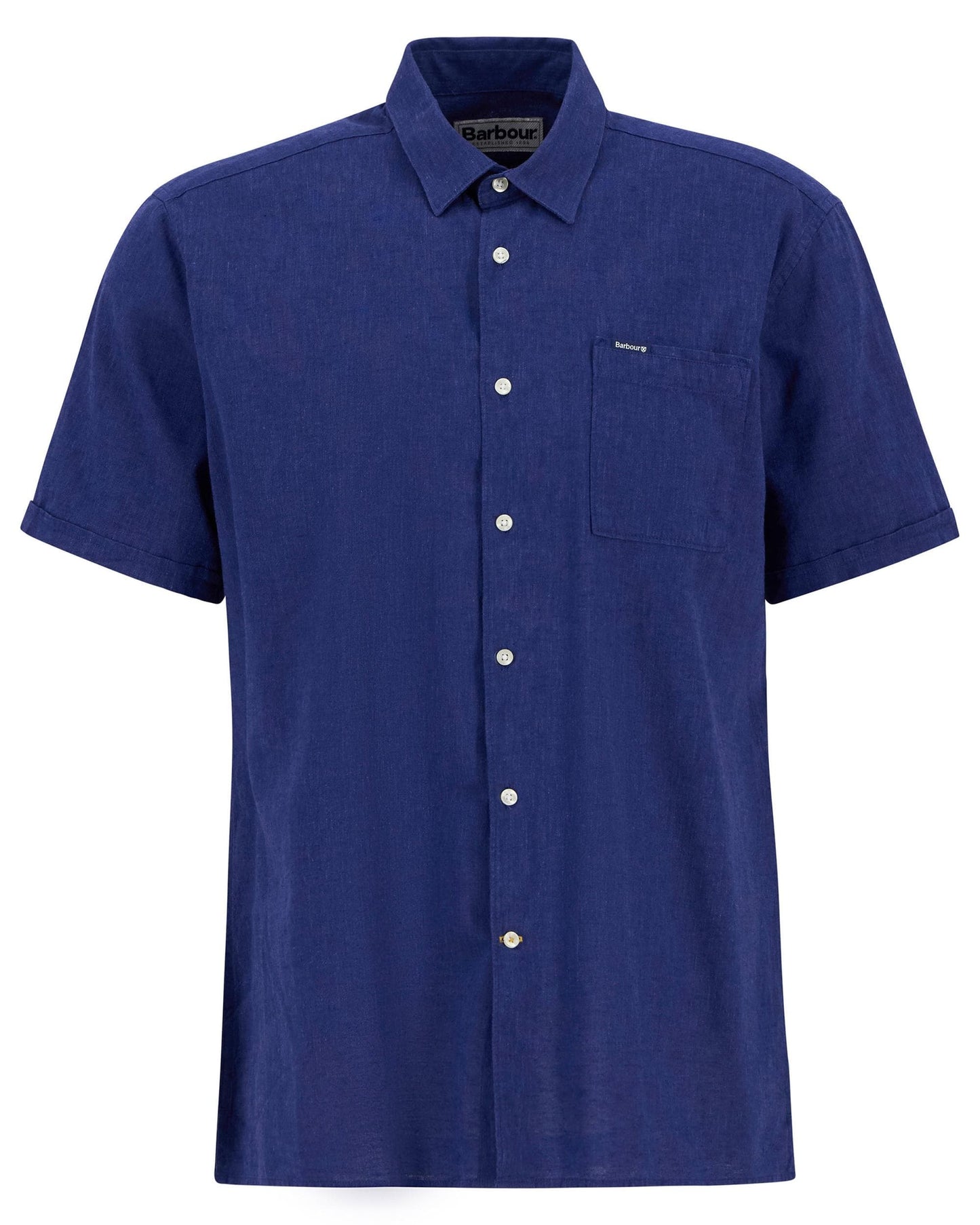 Barbour Nelson Mens Summer Shirt - Indigo