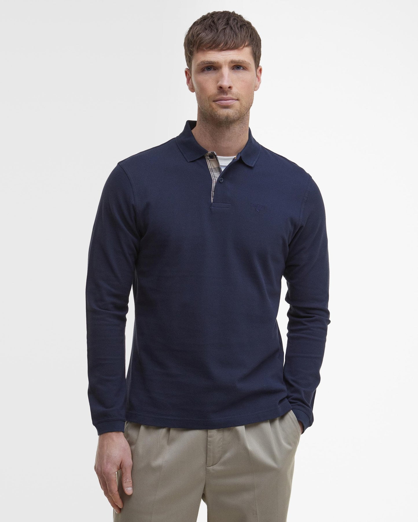 Barbour Sports Mens Long Sleeve Polo Shirt