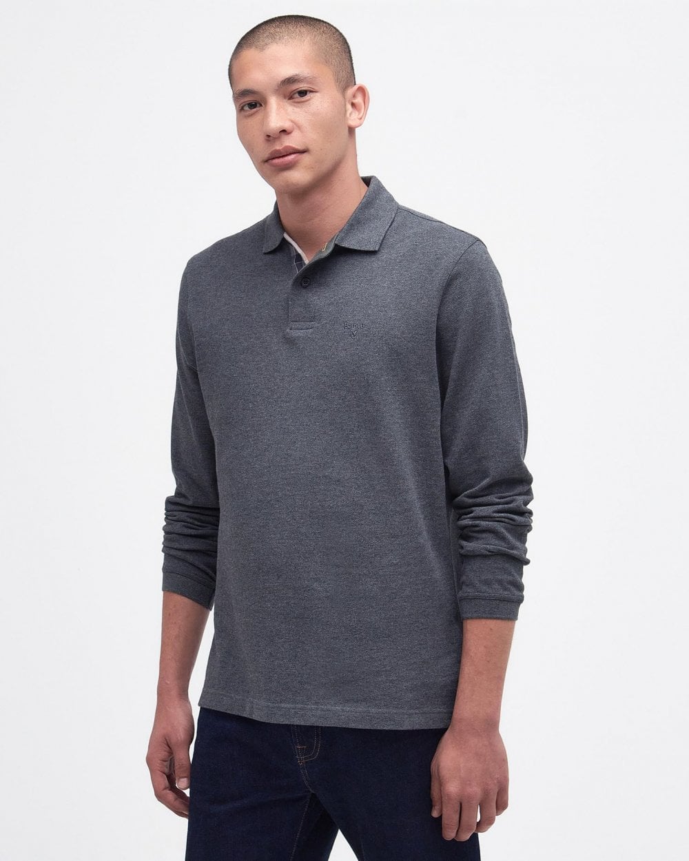 Barbour Sports Mens Long Sleeve Polo Shirt