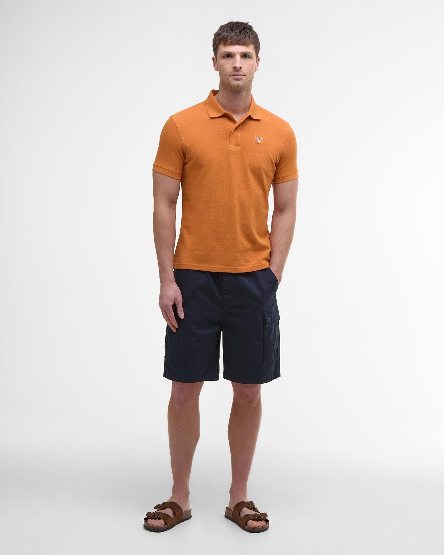 Barbour Mens Sports Polo Shirt - Sunset Haze