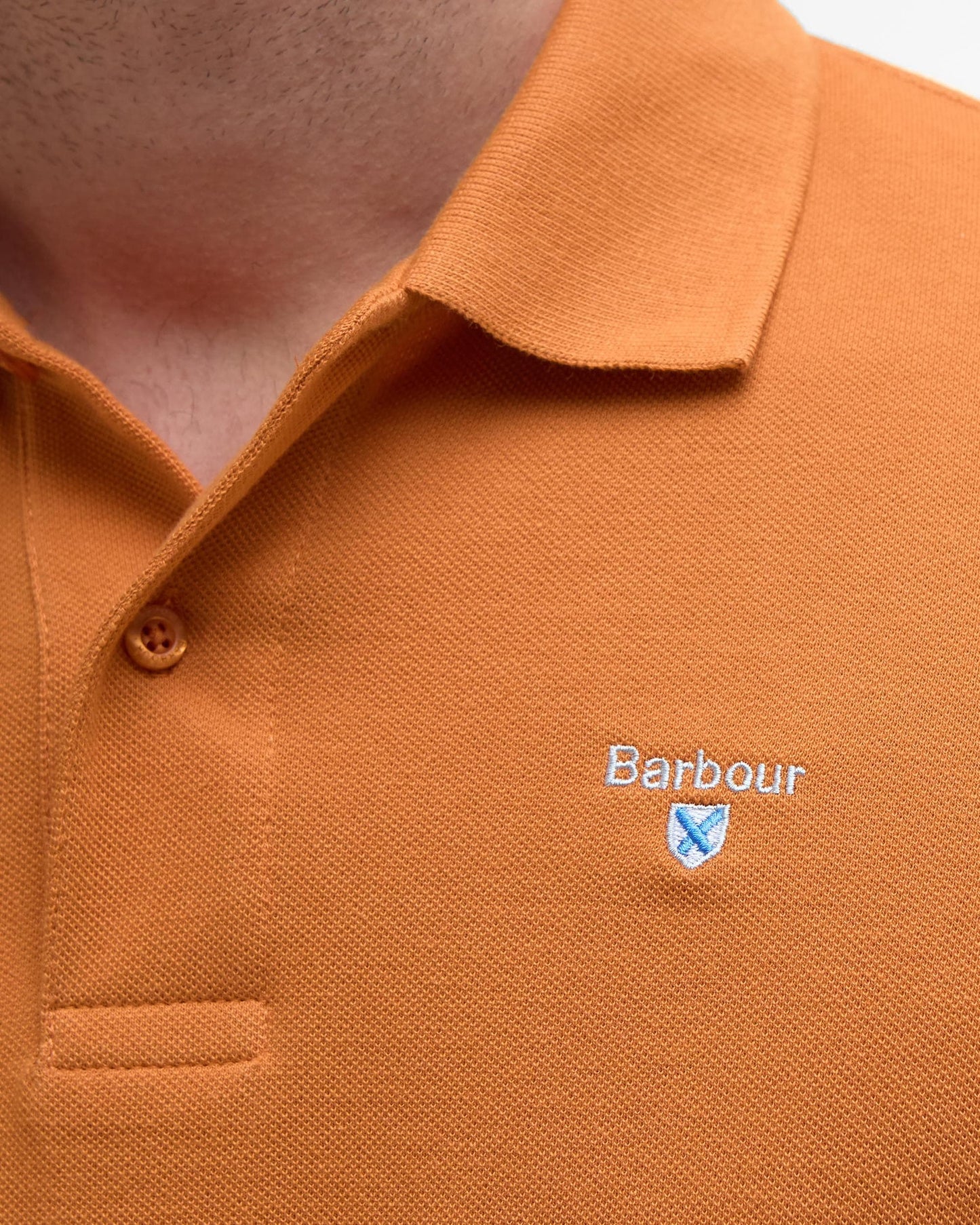 Barbour Mens Sports Polo Shirt - Sunset Haze
