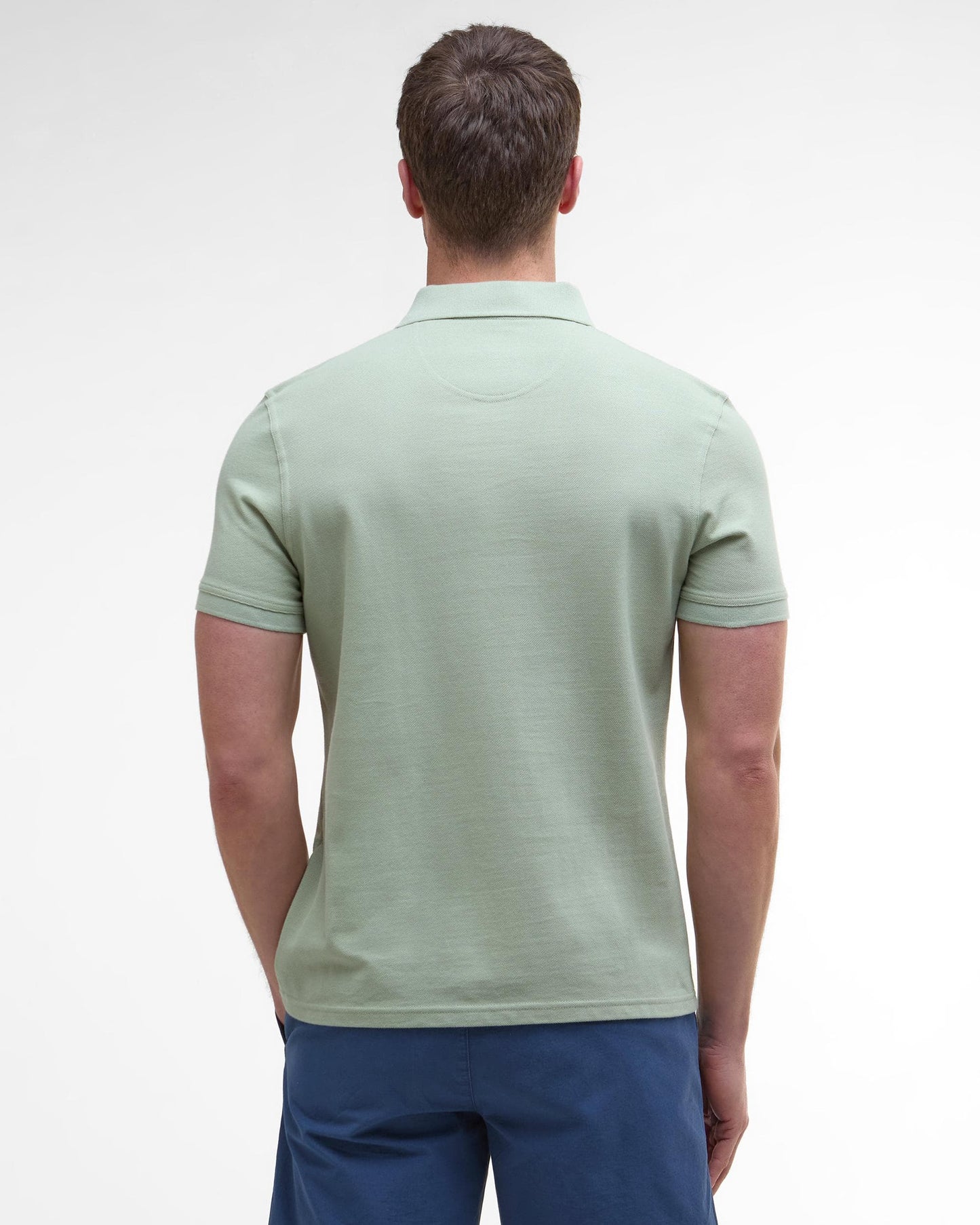 Barbour Mens Sports Polo Shirt - Seagrass