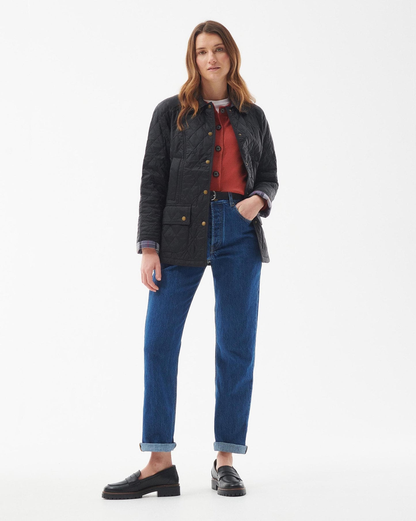 Barbour Summer Beadnell Womens Quilted Jacket - Black