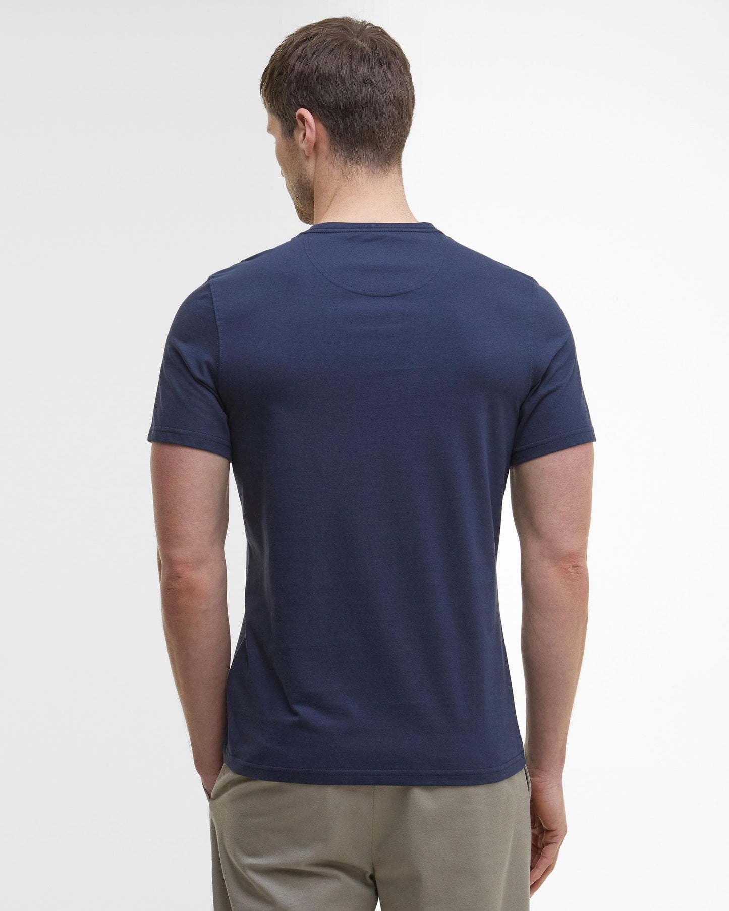 Barbour Logo Mens T-Shirt - New Navy