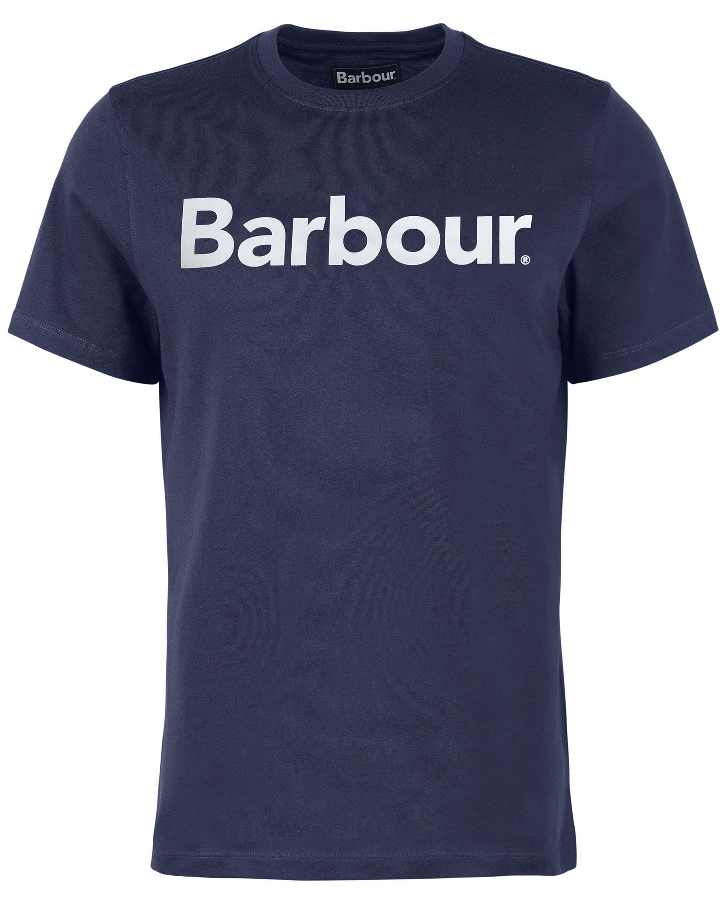 Barbour Logo Mens T-Shirt - New Navy