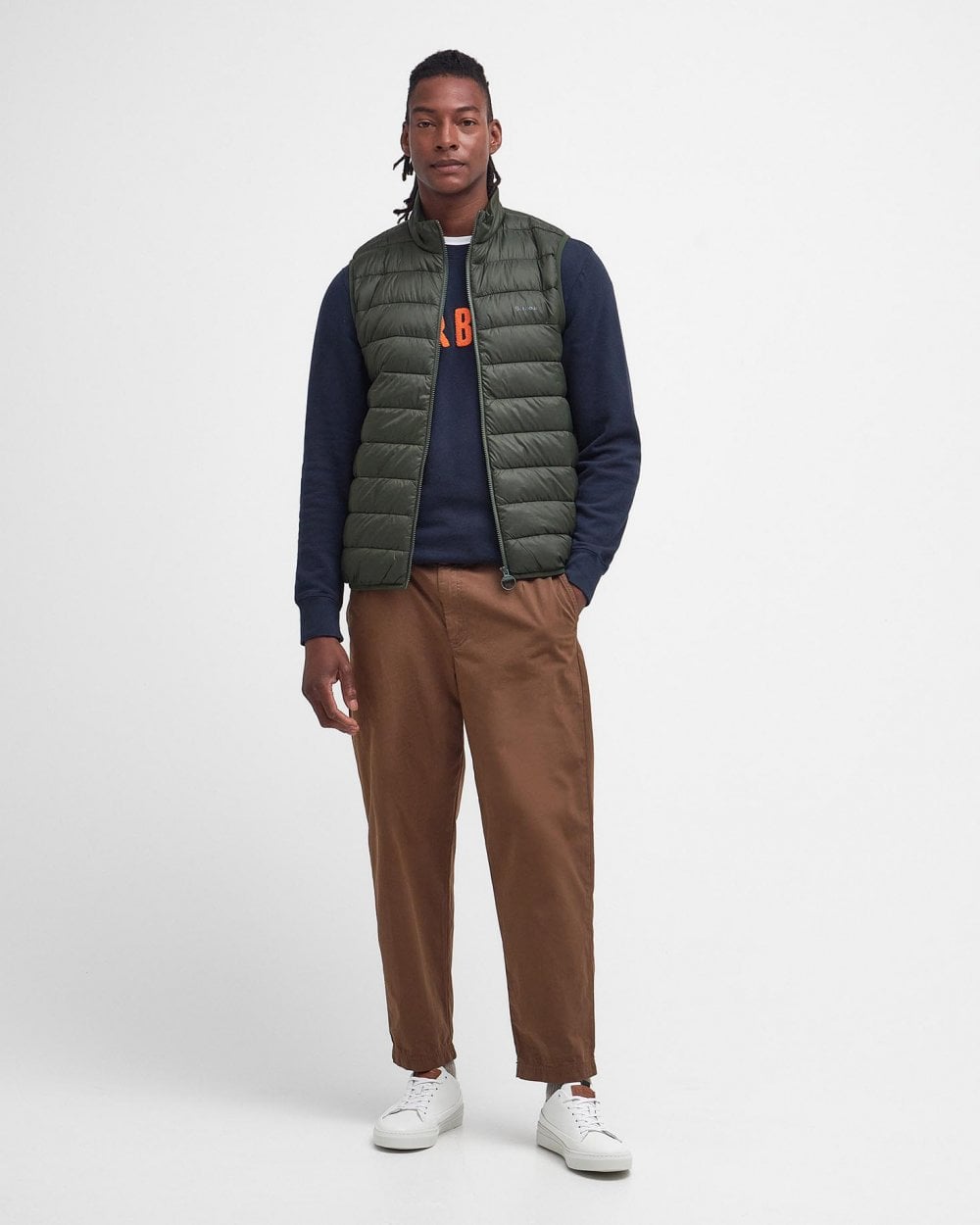 Barbour Bretby Mens Gilet - Olive
