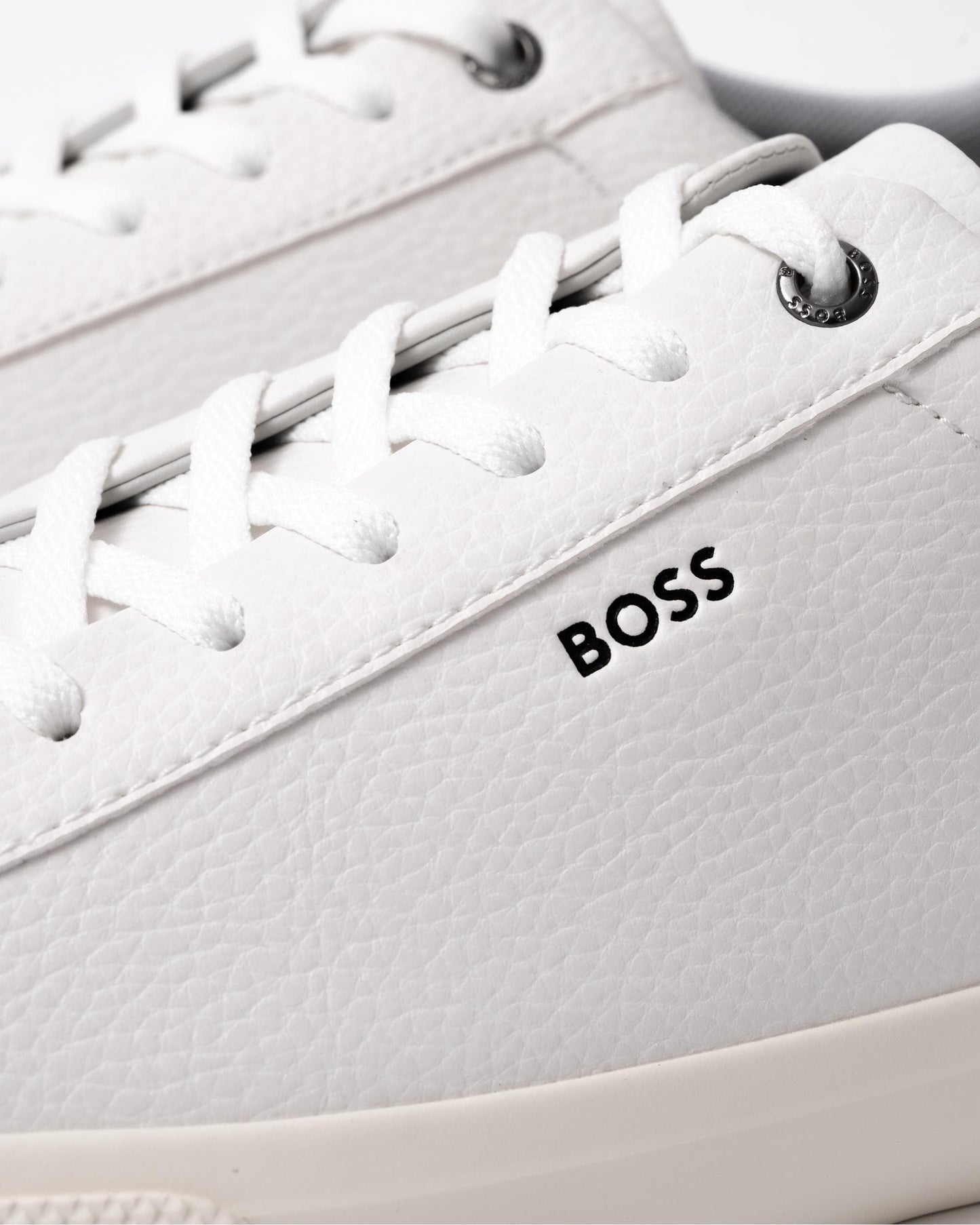 BOSS Orange Aiden Tenn Mens Trainers 50542114 - Open White 121