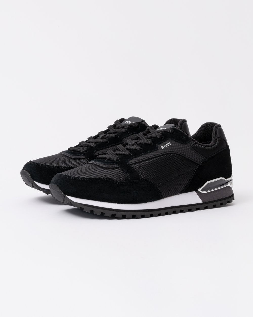 BOSS Orange Parkour-L Mens Suede/Mesh Trainers